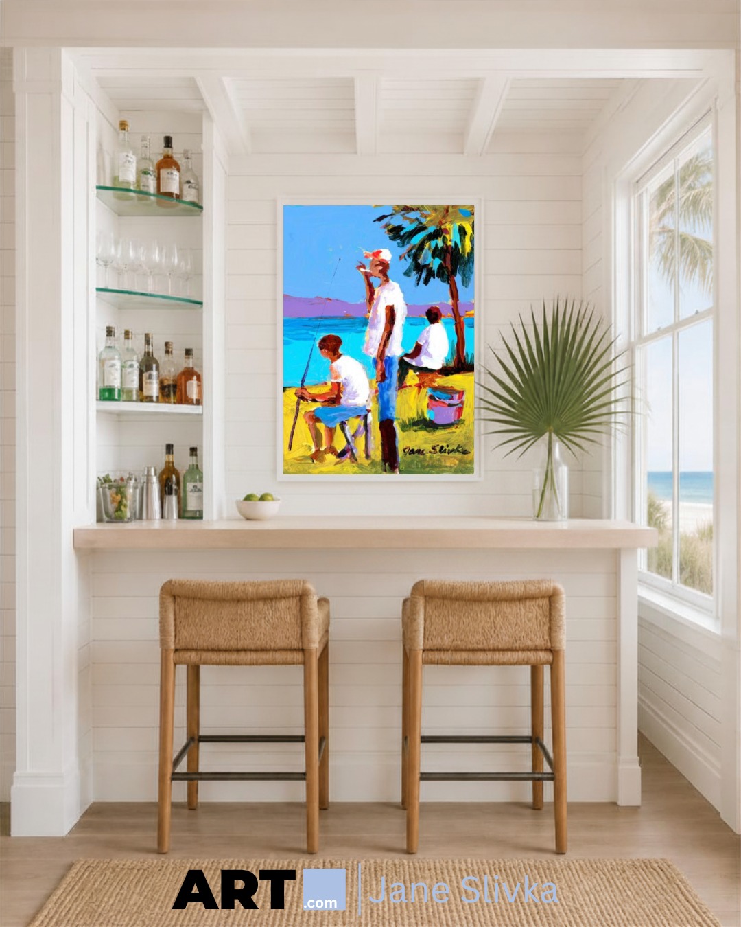 Art.com Facebook ad: Tropical Getaway. Explore Art.com’s curated collection of…
