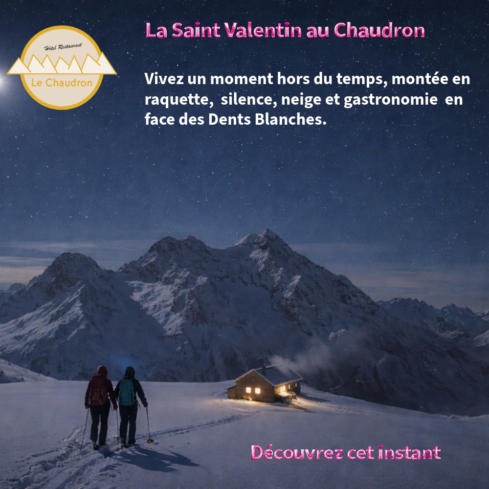 Restaurant-Bar le Chaudron Facebook ad: SAINT-VALENTIN AU CHAUDRON