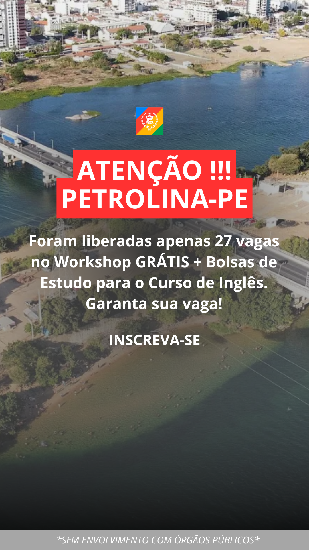 English Course Petrolina Facebook ad from Apr 22, 2026