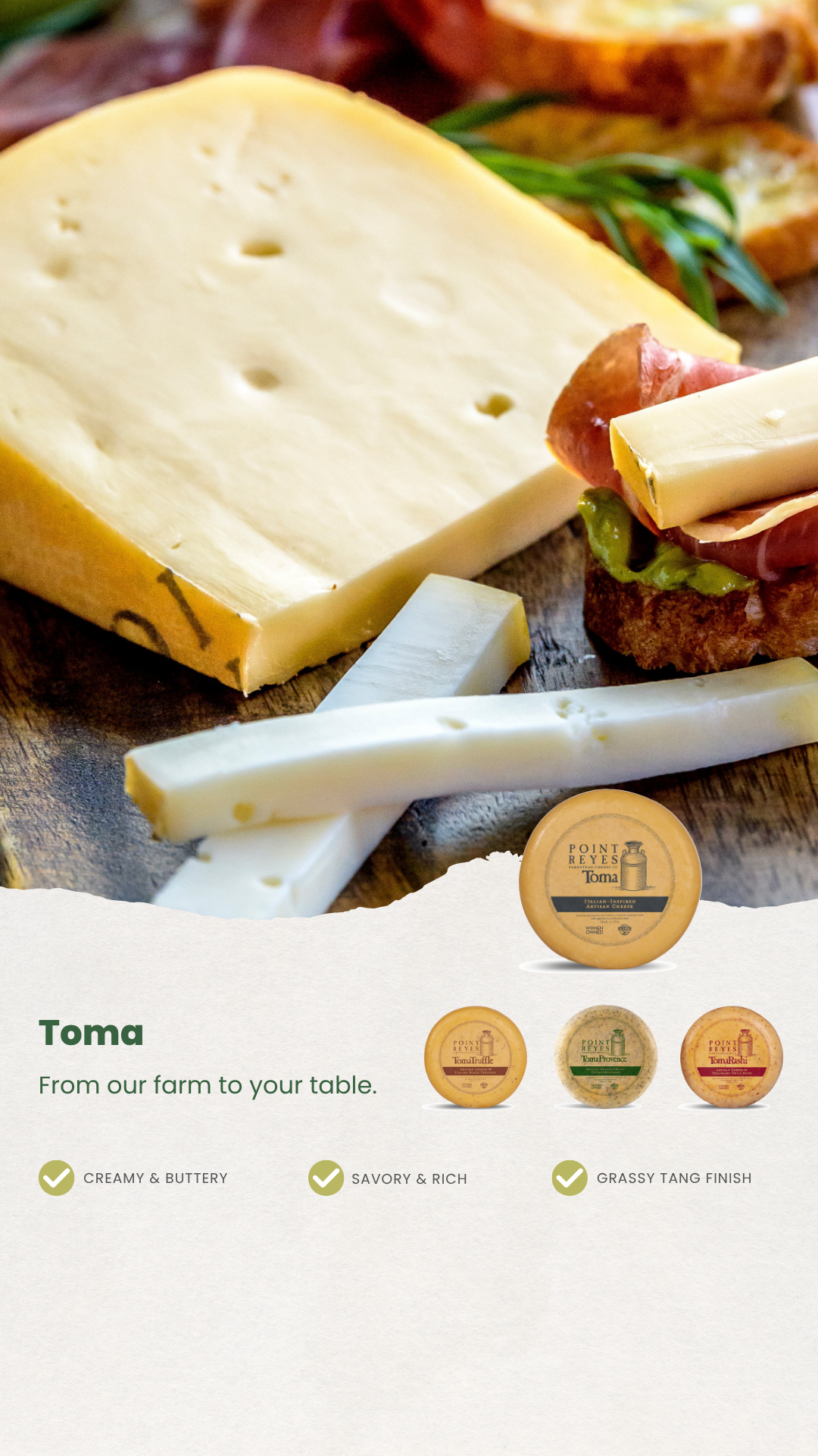 Point Reyes Farmstead Cheese Facebook ad
