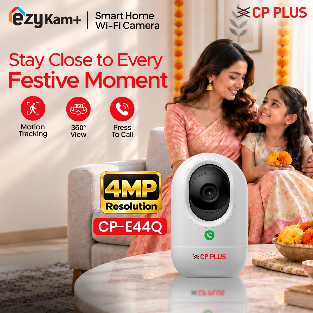 CP PLUS Facebook ad: Secure Smarter with CP PLUS CP-E44Q.