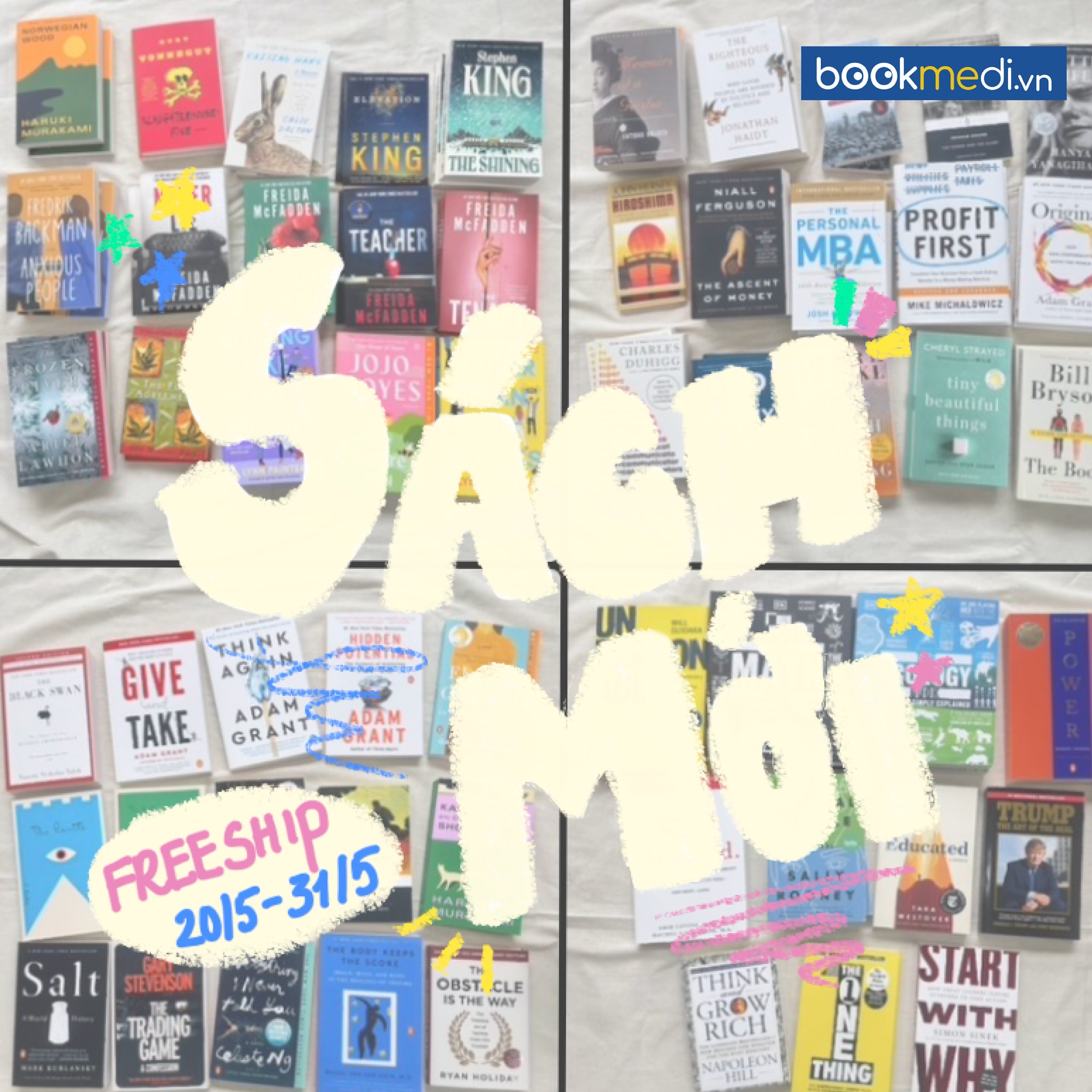 Bookmedi.vn Facebook ad: ĐỢT SÁCH MỚI ĐÃ VỀ - FREESHIP DÙ…