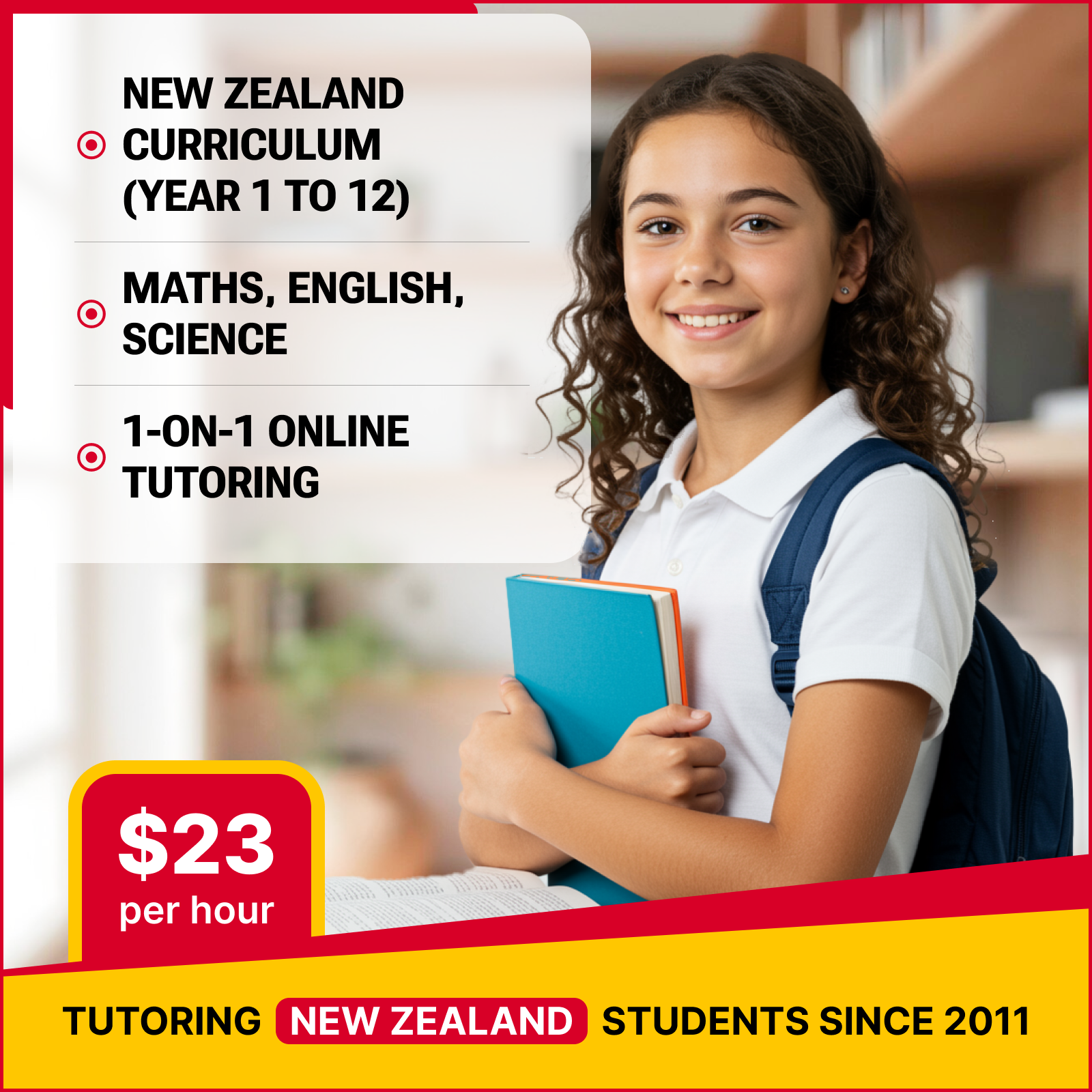 Jaya's Academy Facebook ad