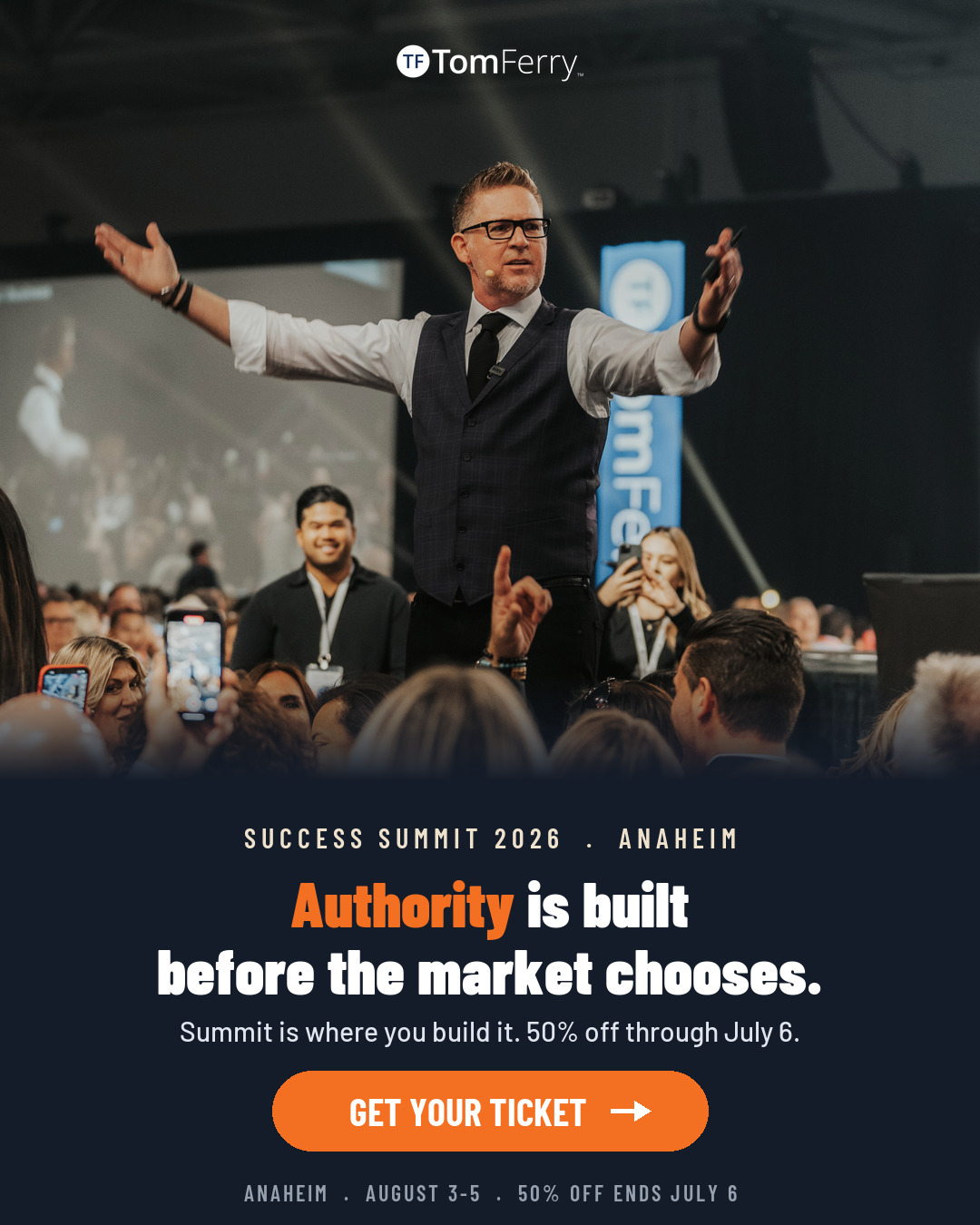 Tom Ferry Facebook ad