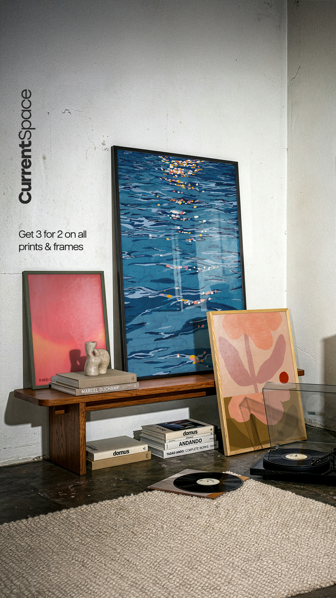 Current Space Facebook ad: Current Space | Modern Fine Art Prints & Frames
