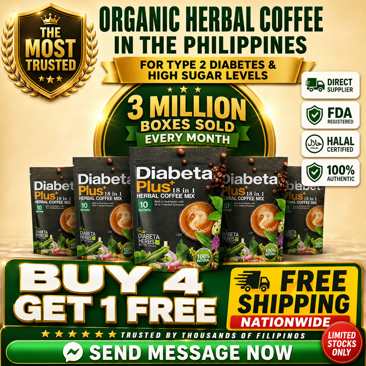Diabeta Plus Main Page Facebook ad
