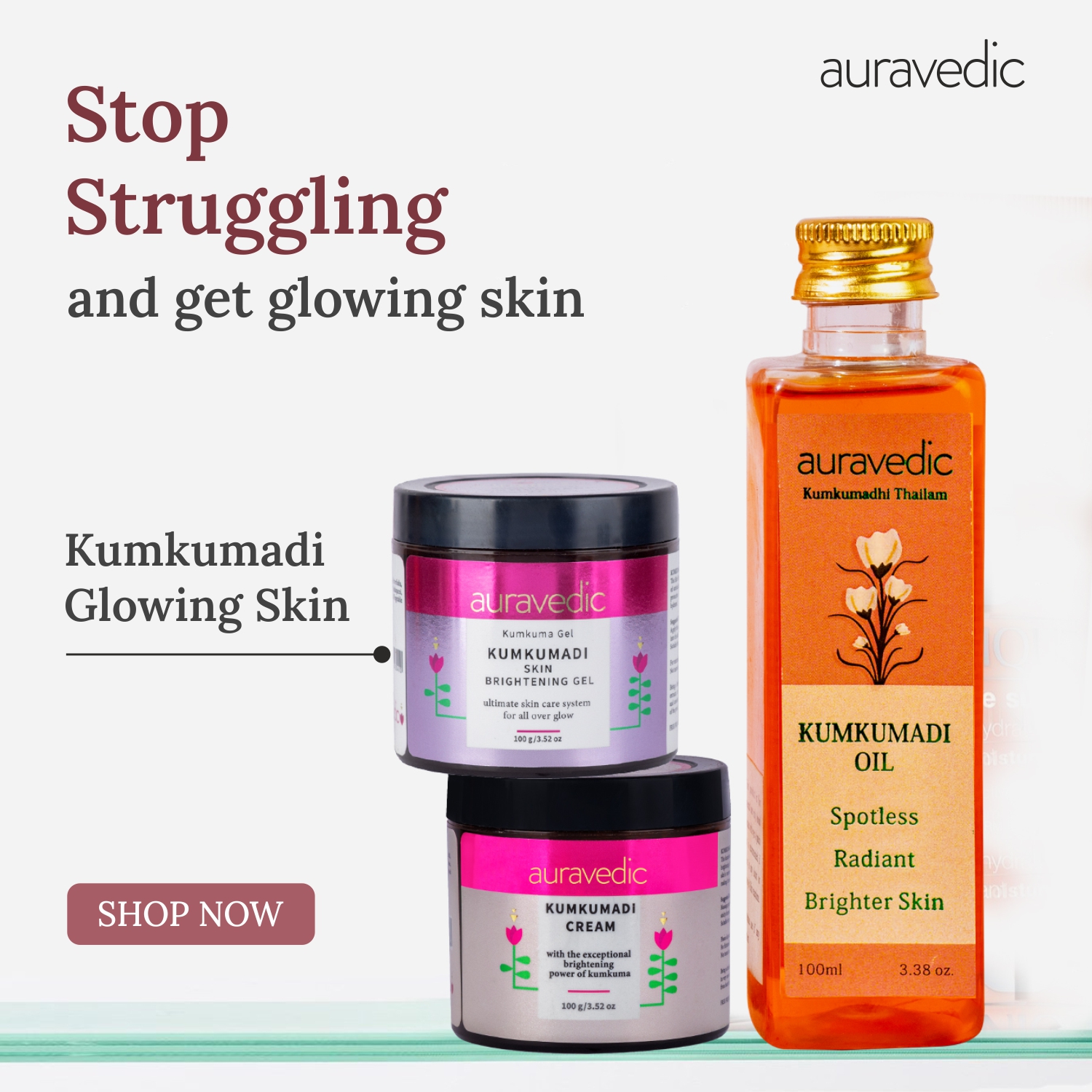 Auravedic Facebook ad