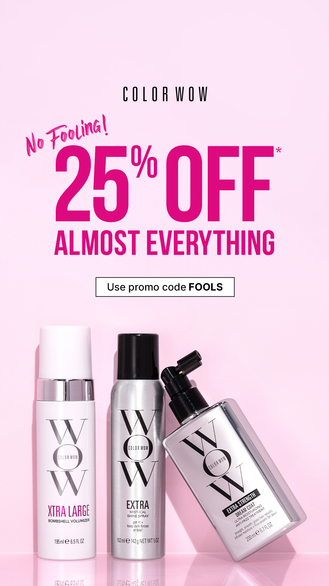 Color Wow Facebook ad