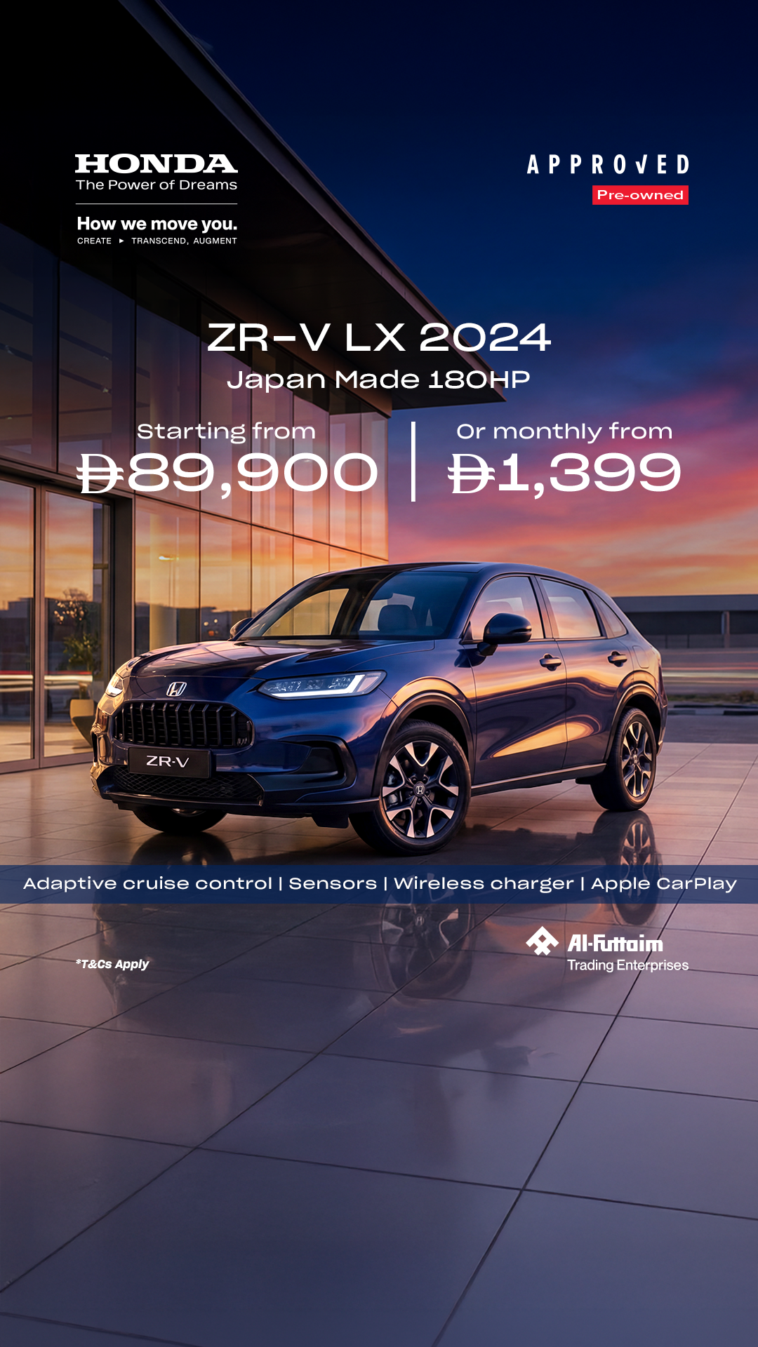 Honda UAE Facebook ad from May 4, 2026