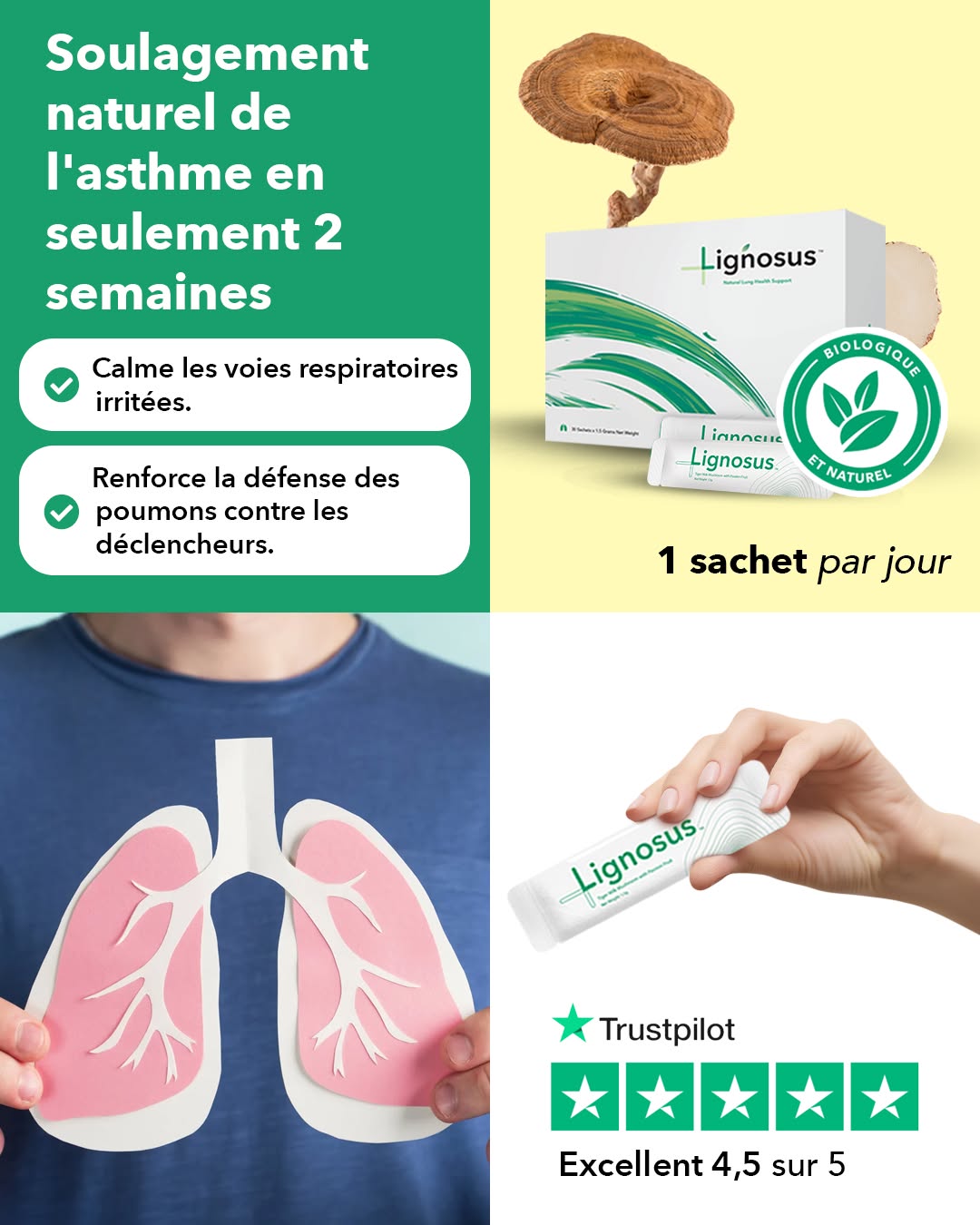 Lignosus Facebook ad: Mieux respirer avec Lignosus