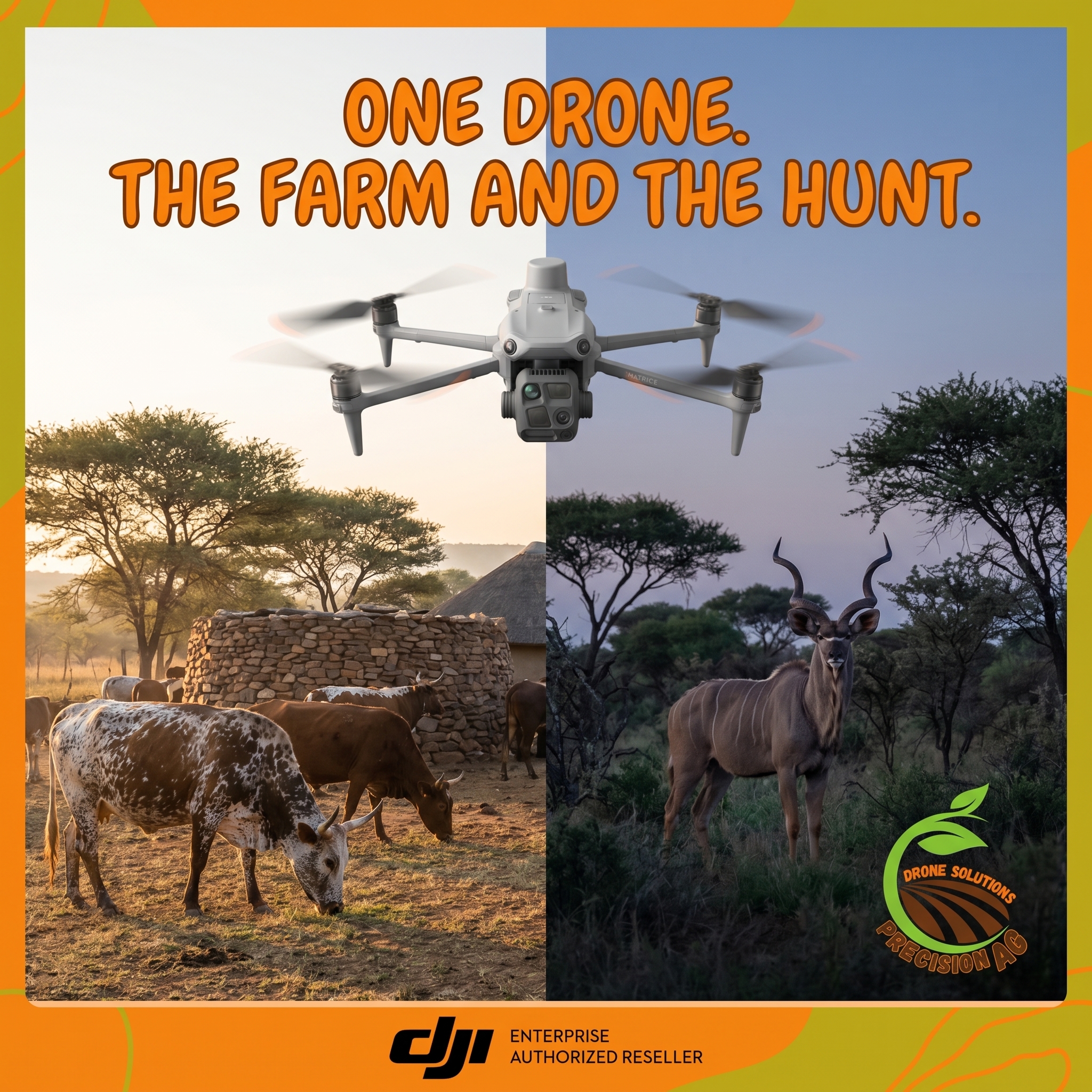 Precision AG Farming Solutions PTY LTD Facebook ad: THE FARM AND THE HUNT.