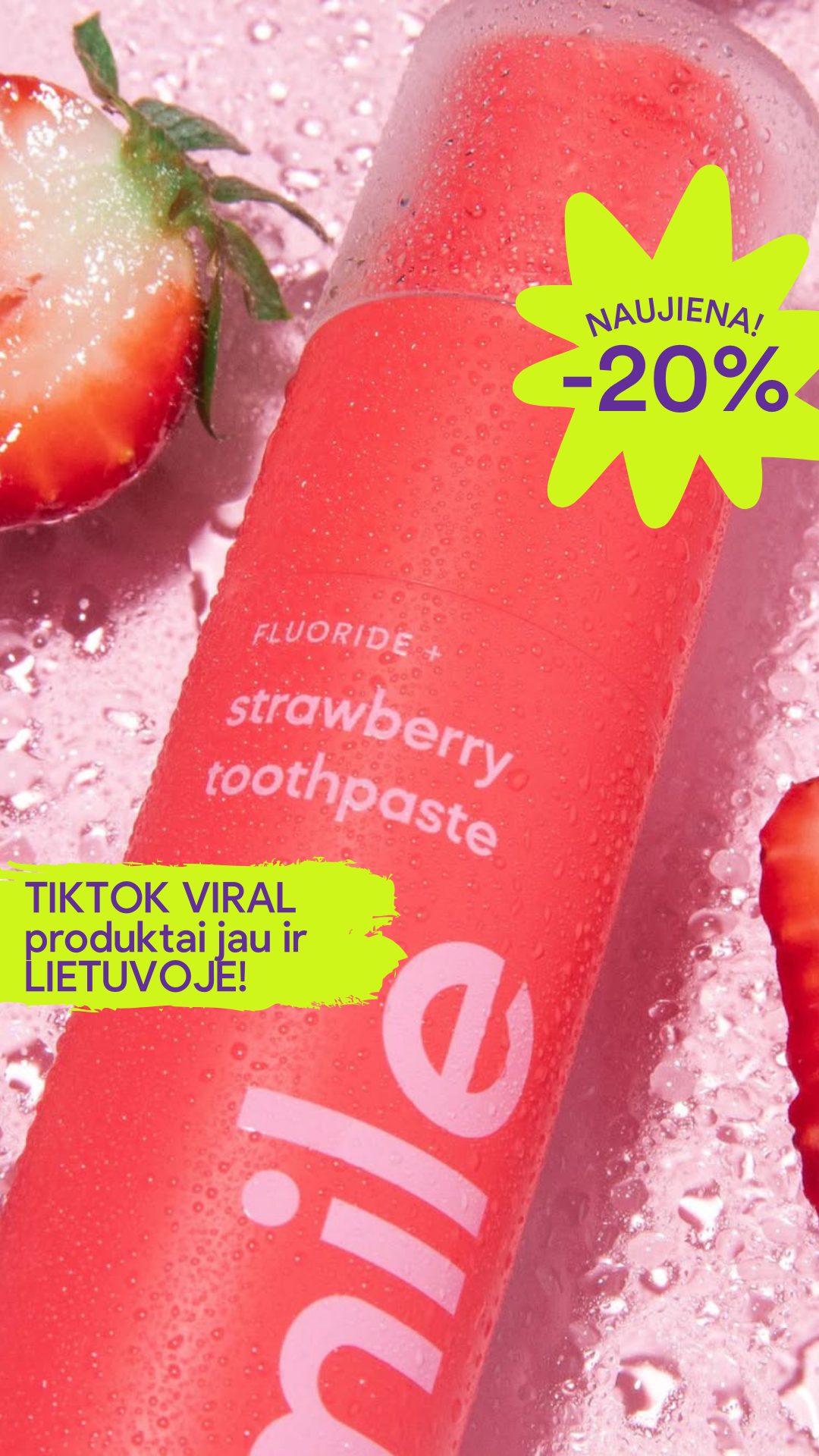 Hismile Baltics Facebook ad