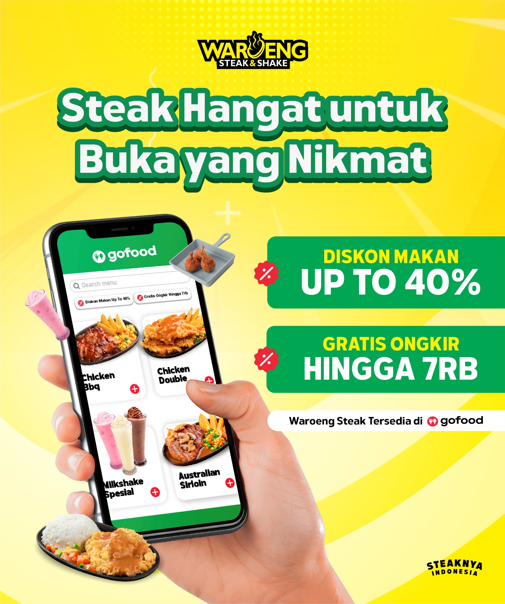 Waroeng Steak & Shake Facebook ad: Cairkan Promonya Sekarang!