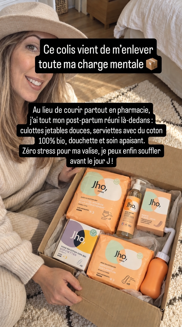 Stéphanie Brevet Facebook ad: Box maternité Jho