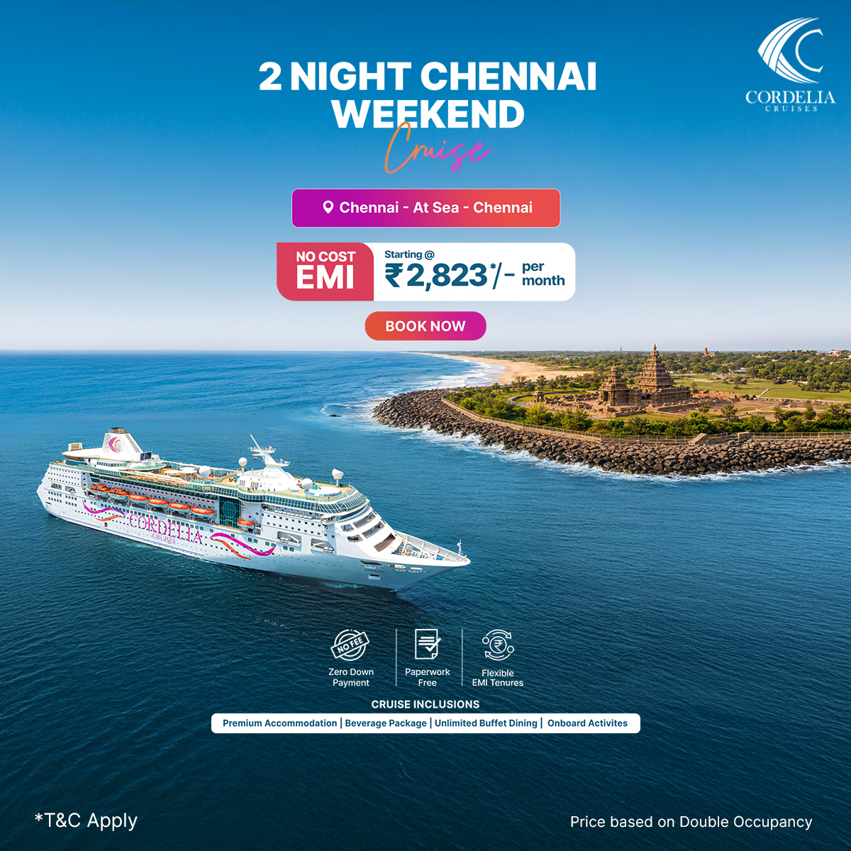 Cordelia Cruises Facebook ad