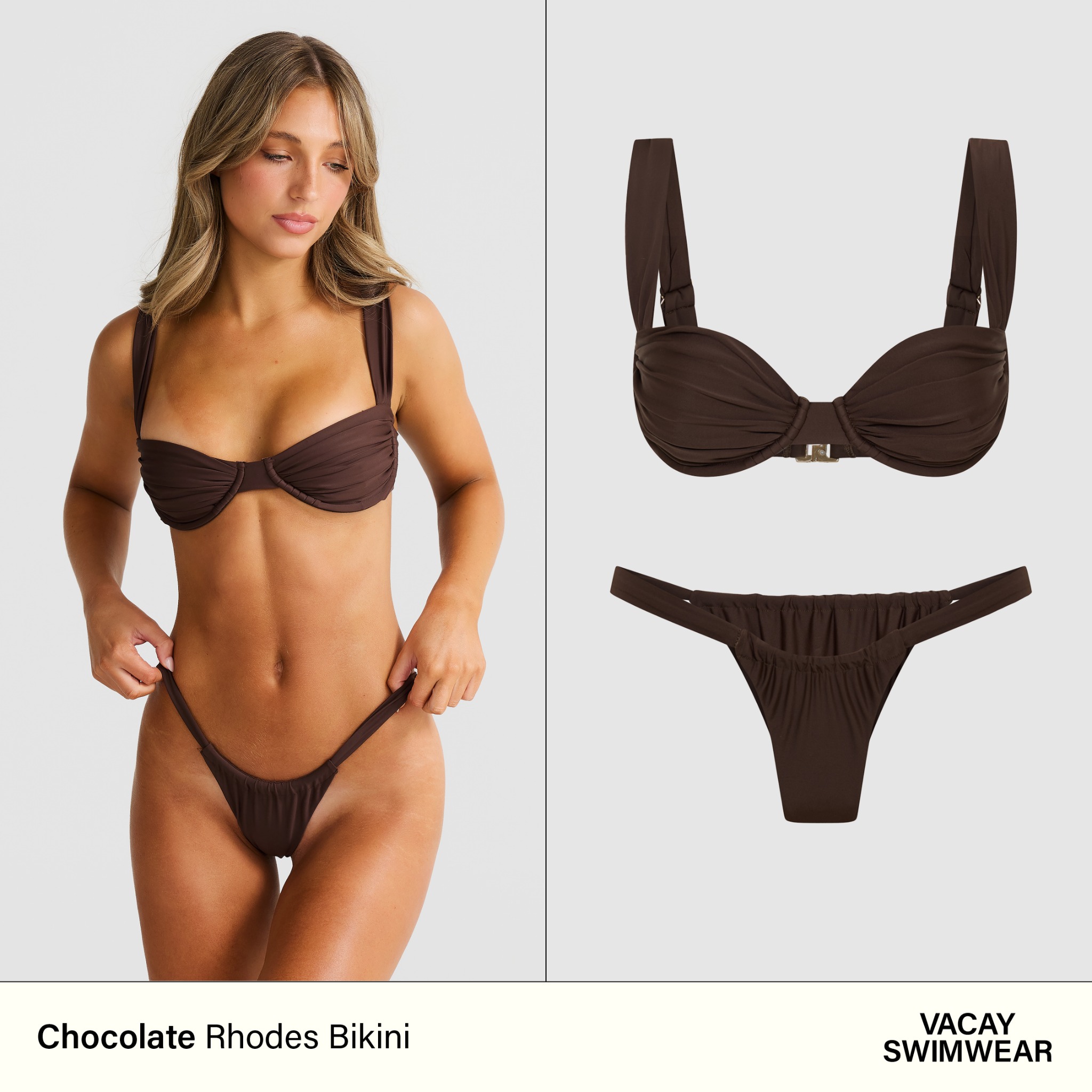 Vacay Swimwear Facebook ad from Mar 6, 2025