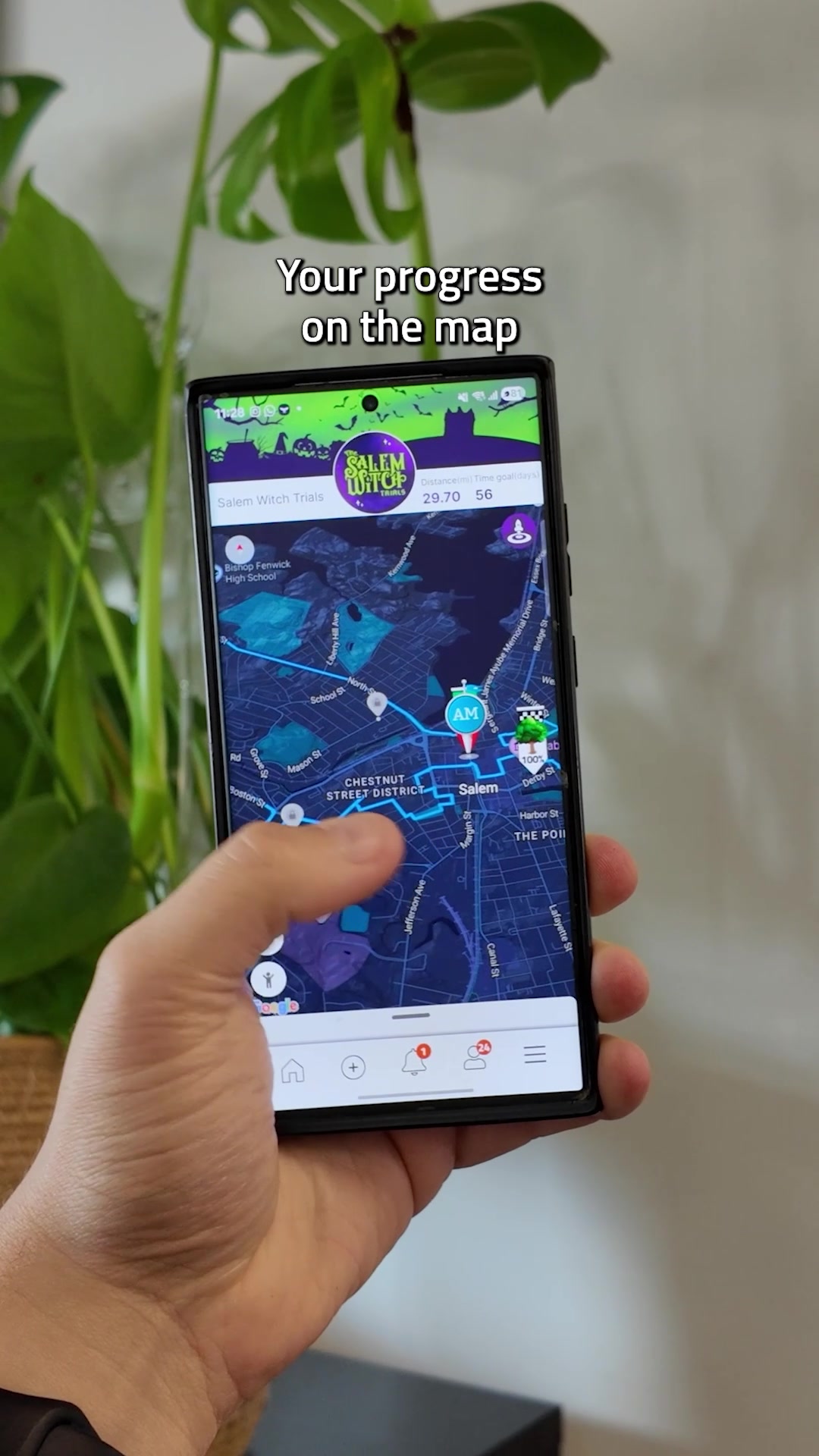 The Conqueror Challenges Facebook ad: Salem Witch Trials Challenge