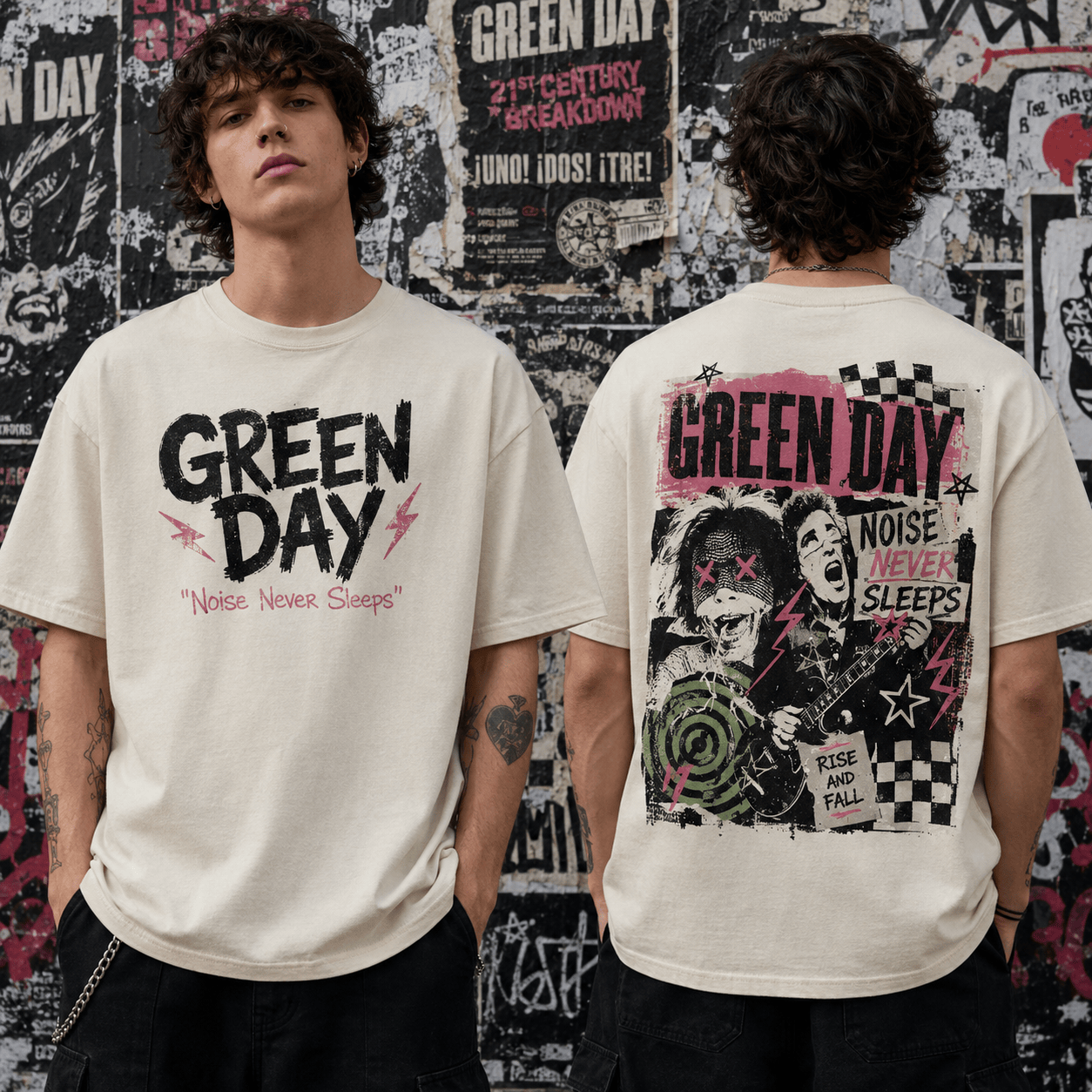 Starlight Club Facebook ad: Grunge Punk Rock Tee