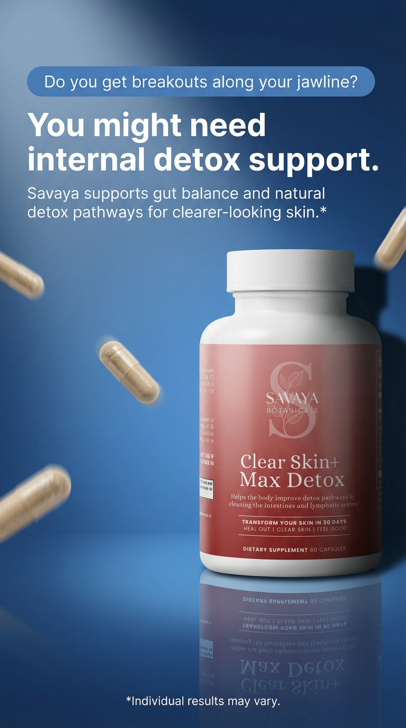 Savaya Botanicals Facebook ad