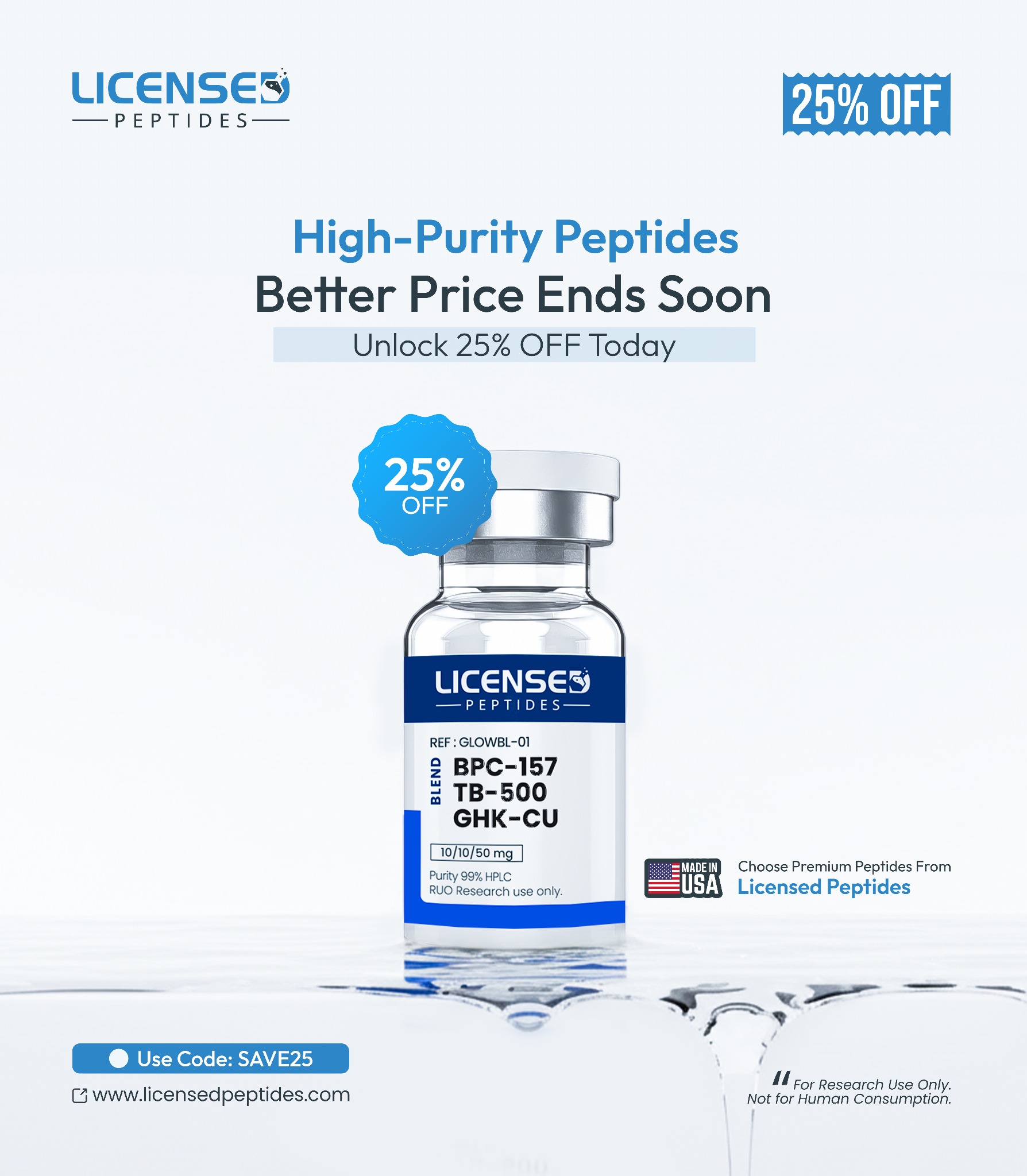 Greg Hansen, PhD Facebook ad: 25% OFF SALE ENDING SOON