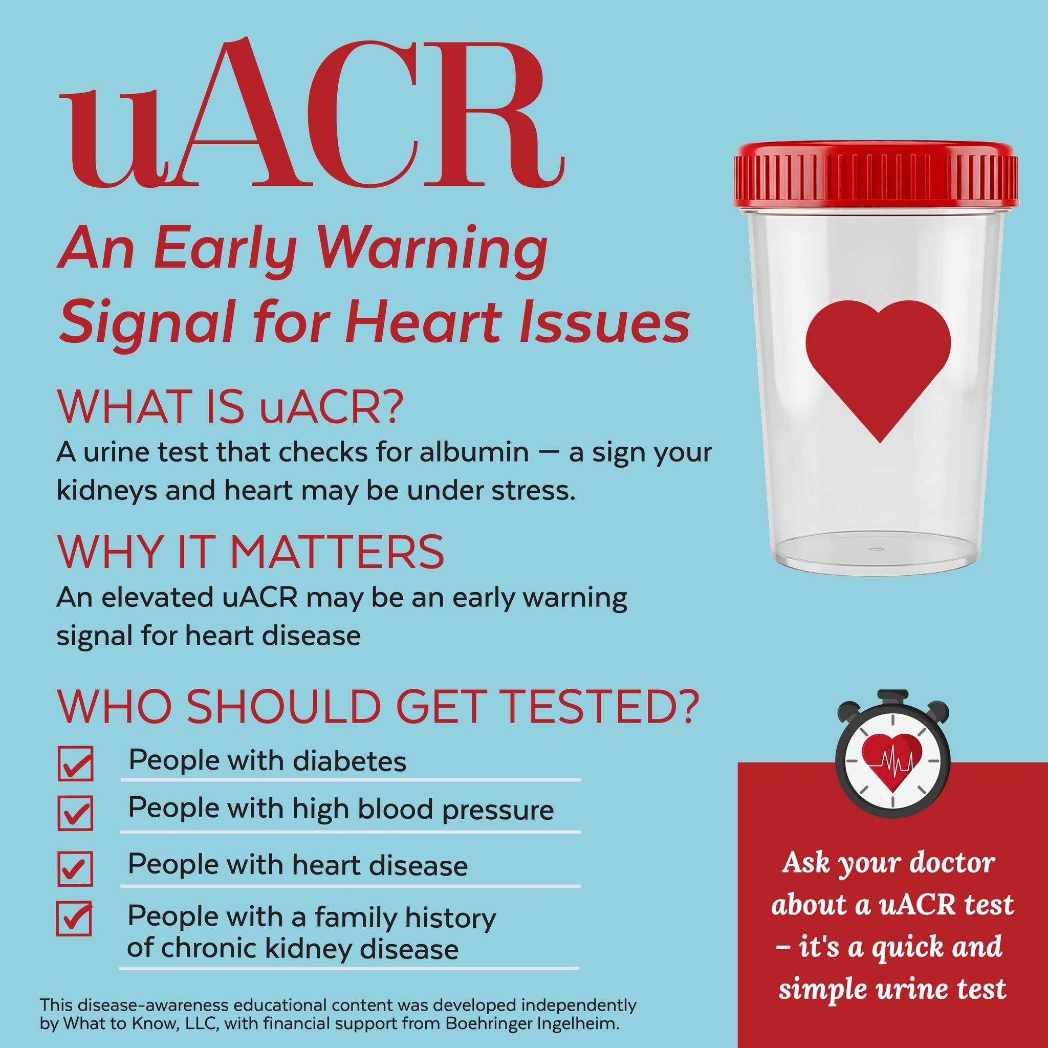 My Heart - What to Know Facebook ad: Heart problems don’t always come with warning signs.