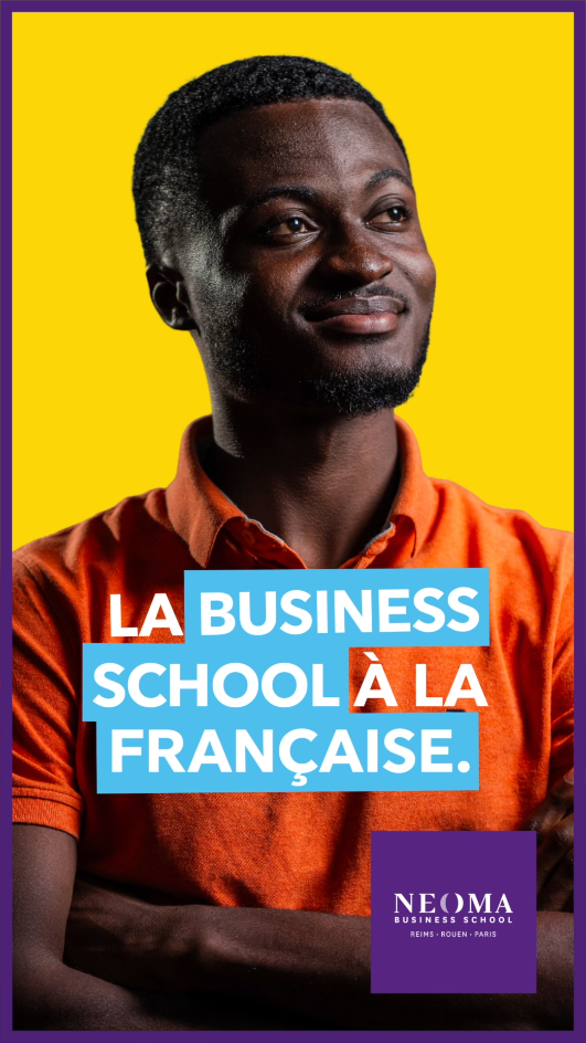 NEOMA Business School Facebook ad from Mar 2, 2026