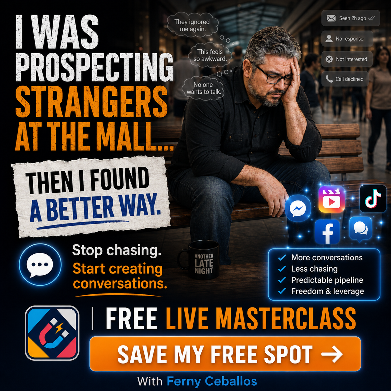 Attraction Marketing Facebook ad