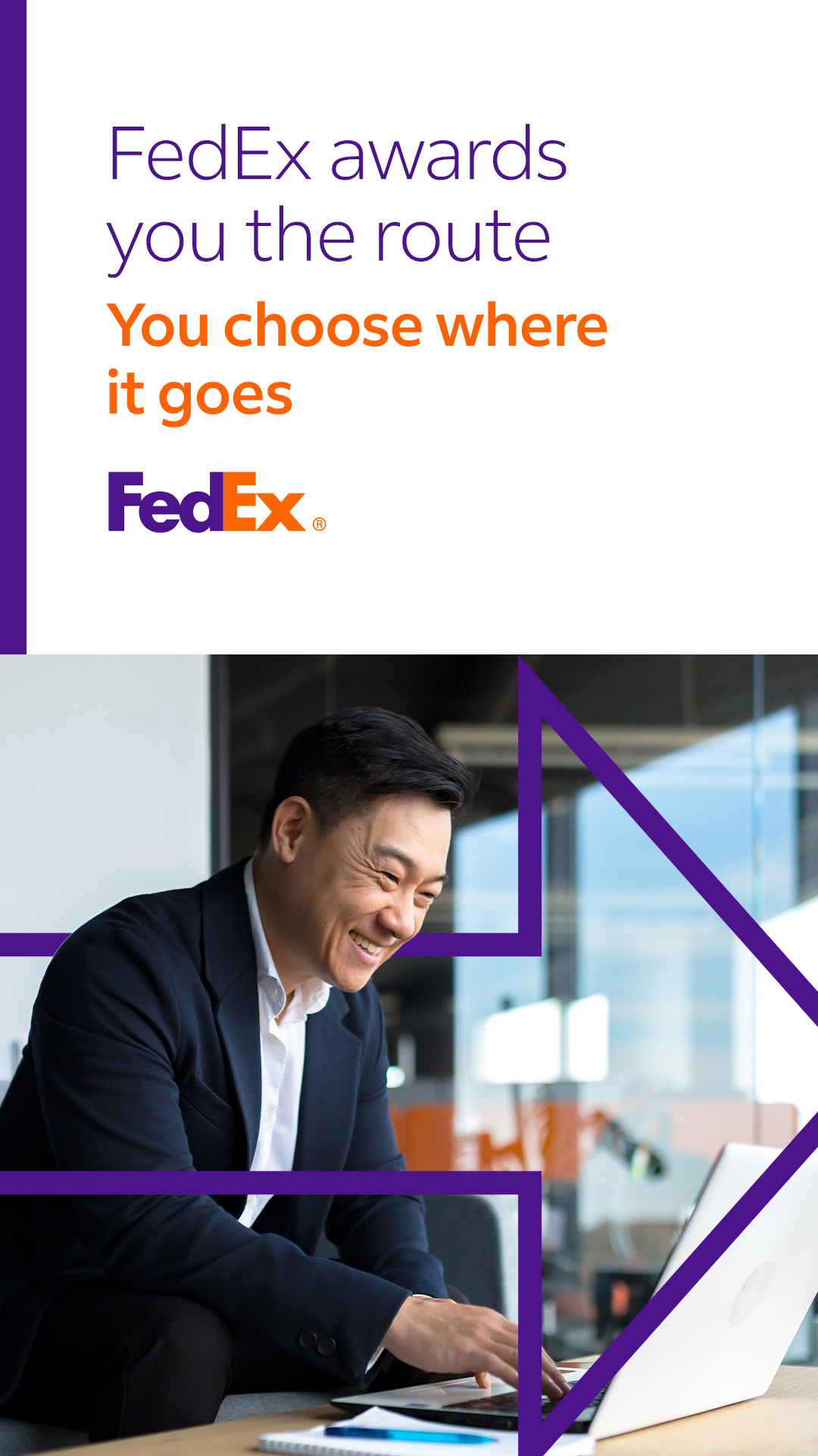 FedEx Facebook ad: Get Started With FedEx