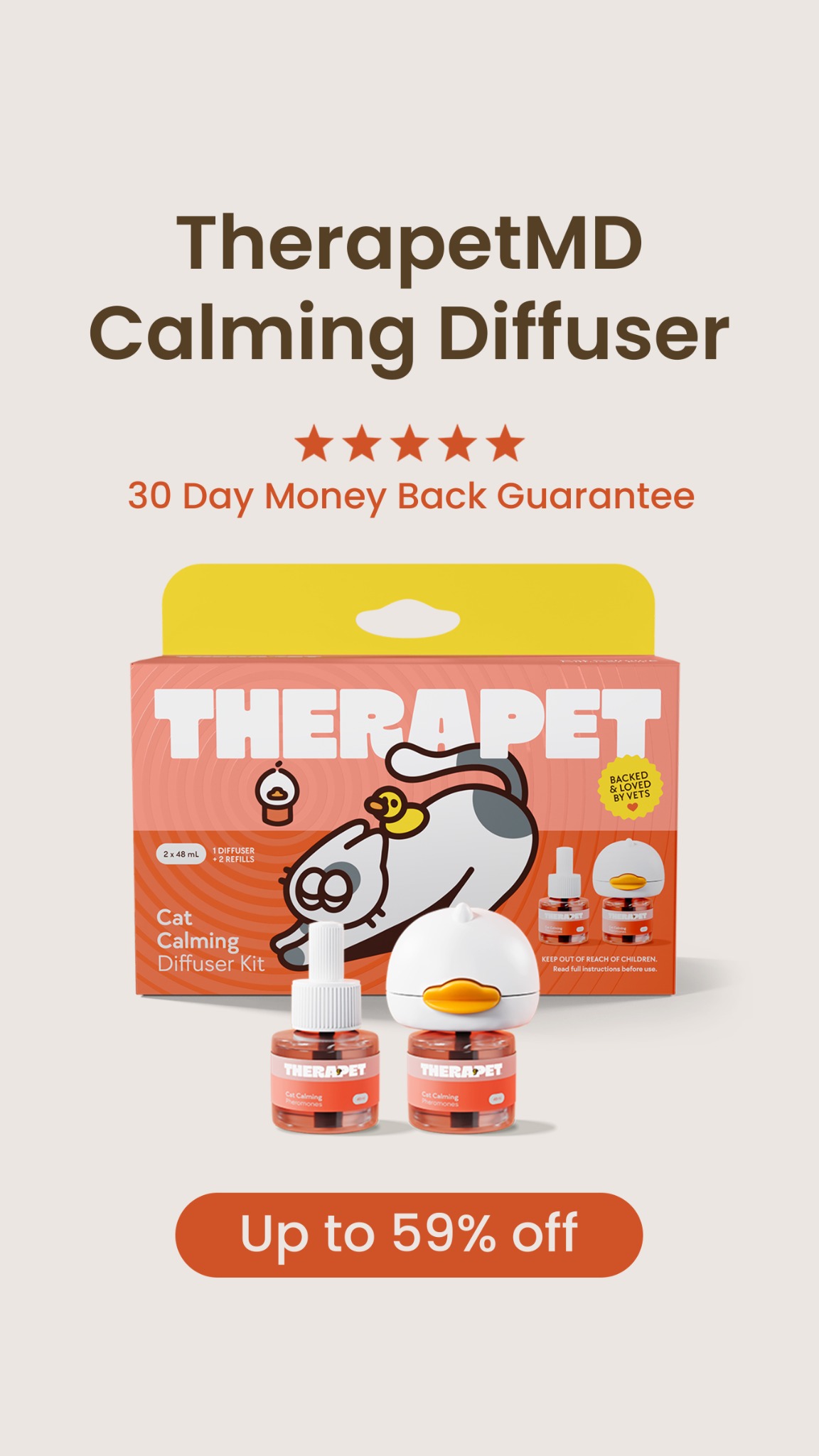 TheraPet Facebook ad