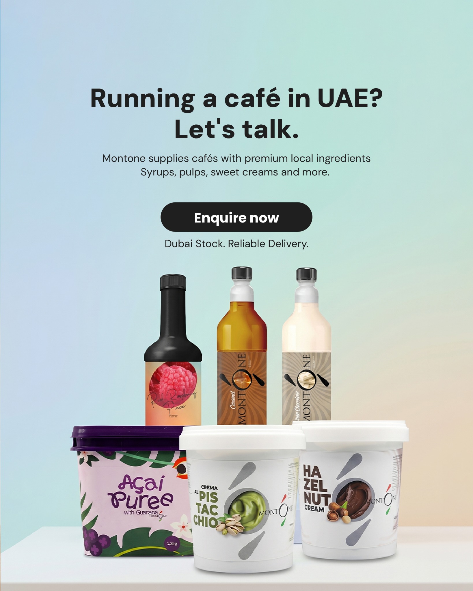 Montone UAE Facebook ad: Partner with Montone