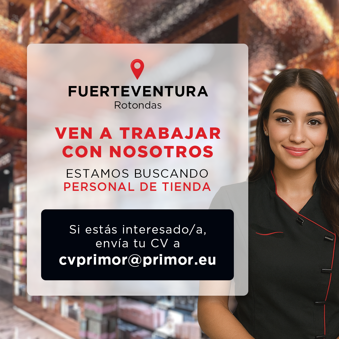 Primor Facebook ad: ¿Quieres trabajar con nosotros?