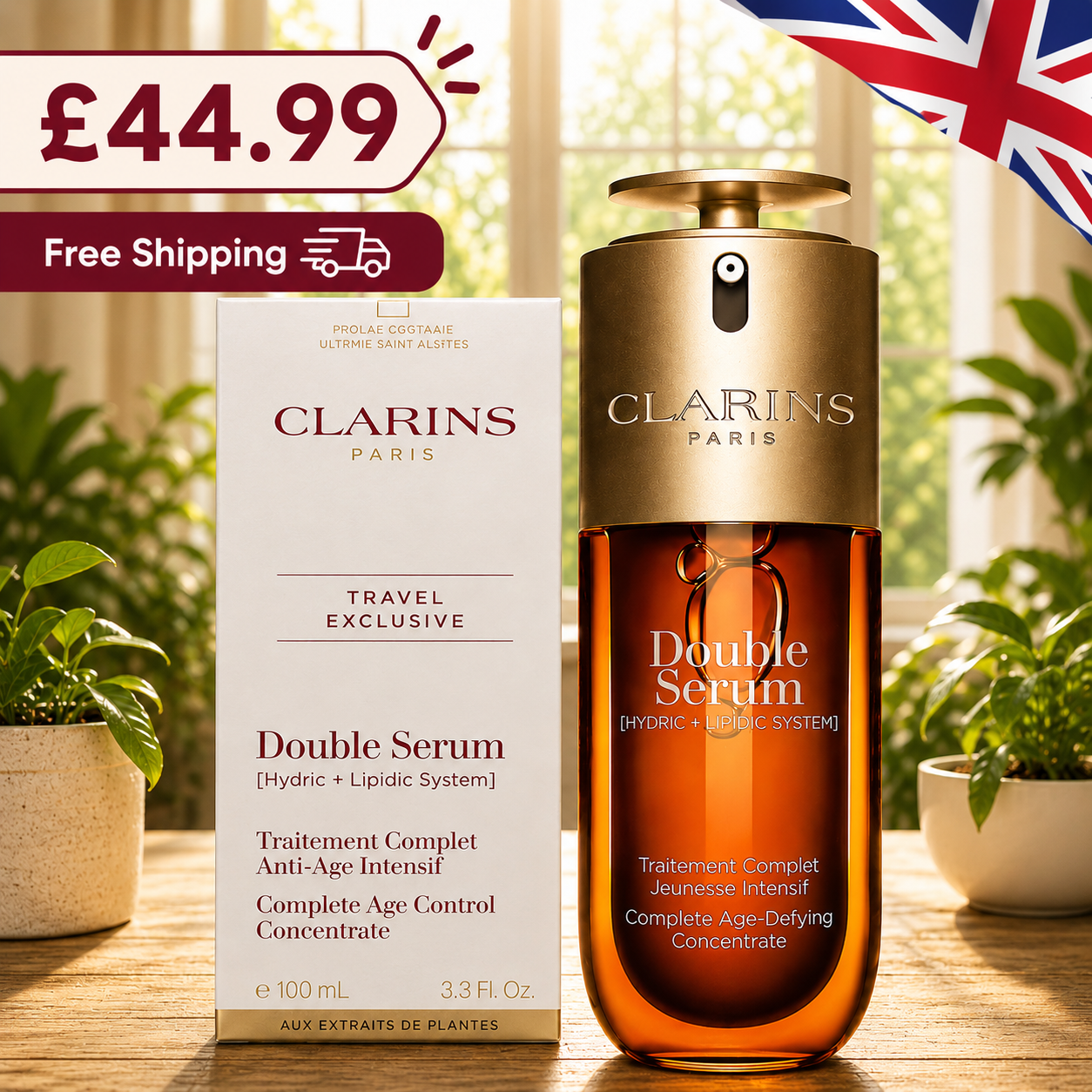 Urban Essentials Facebook ad: £44.99 Limited Time Offer Flat Sale 50% ON ALL PRODUCTS…