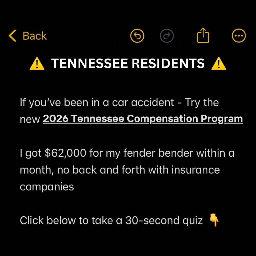 Easy Claim Facebook ad: Major Compensation in Tennessee!