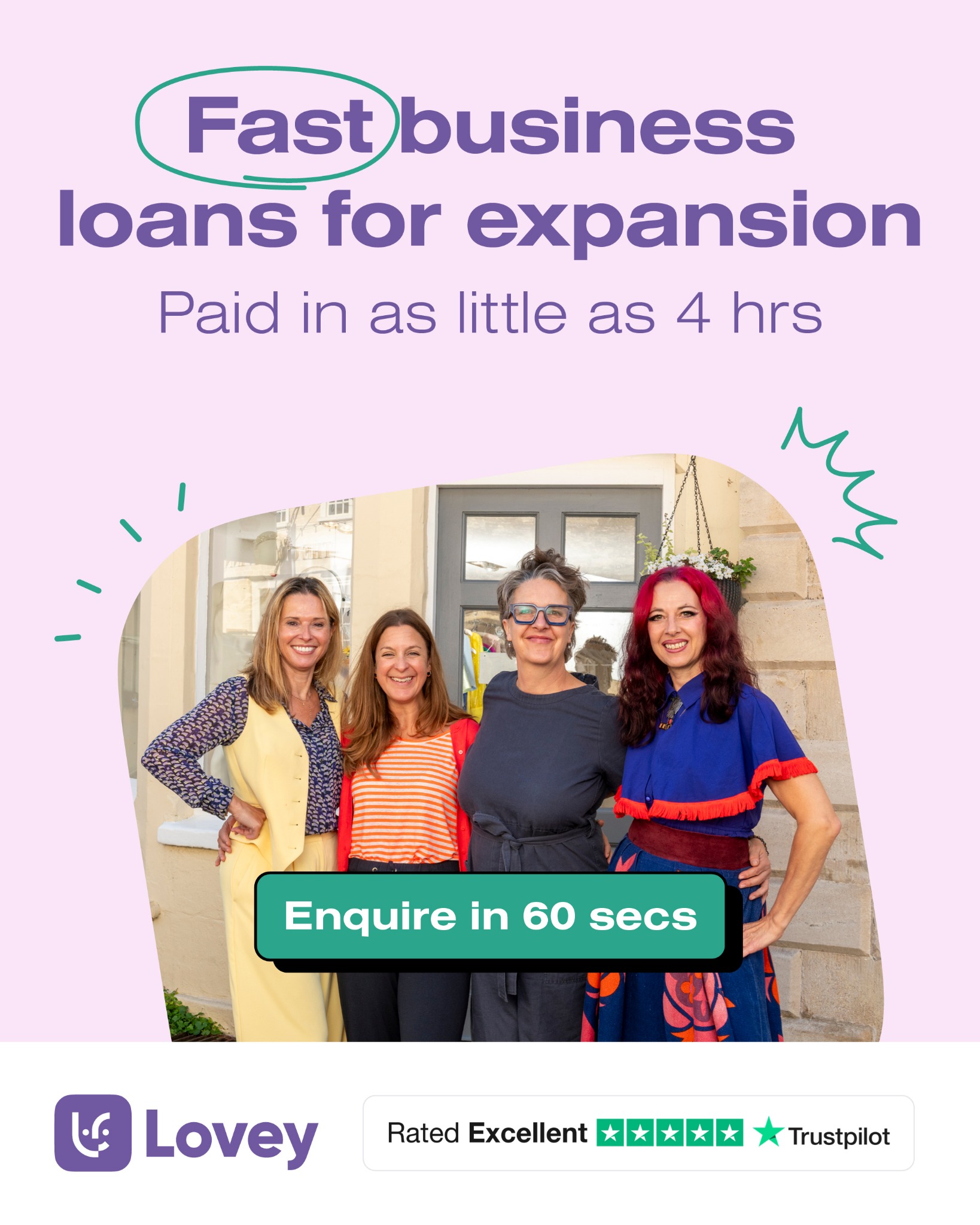 Lovey Business Facebook ad