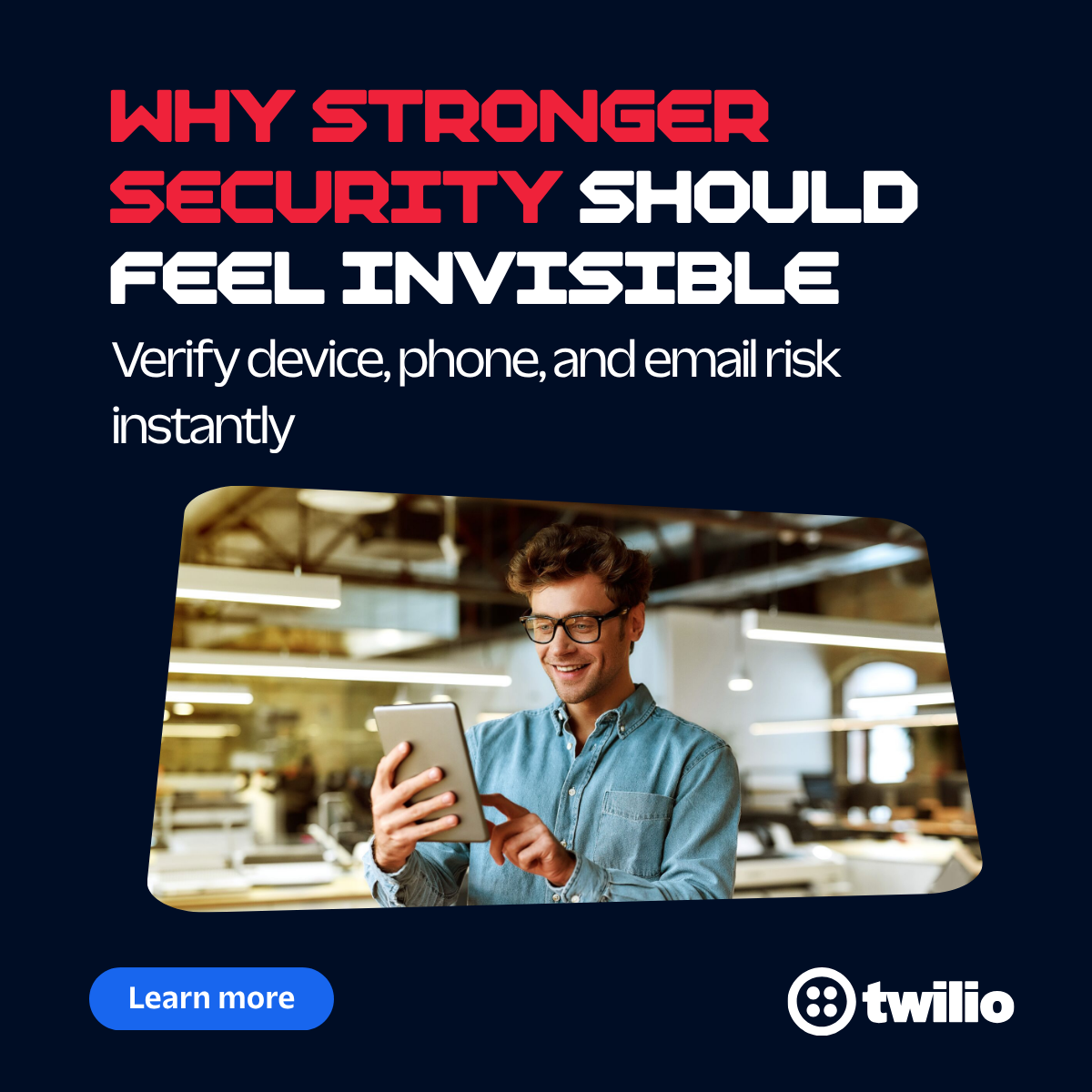Twilio Facebook ad