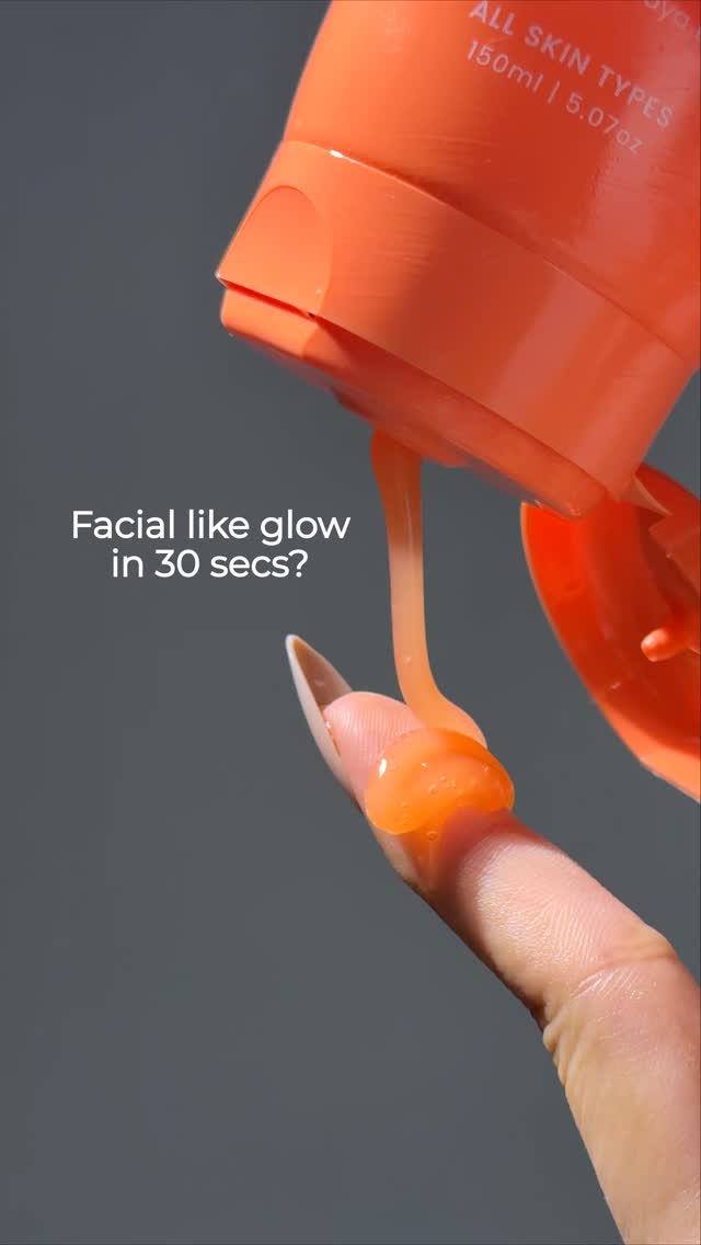 Foxtale Facebook ad: @foxtaleskin ‘s papaya enzyme face wash