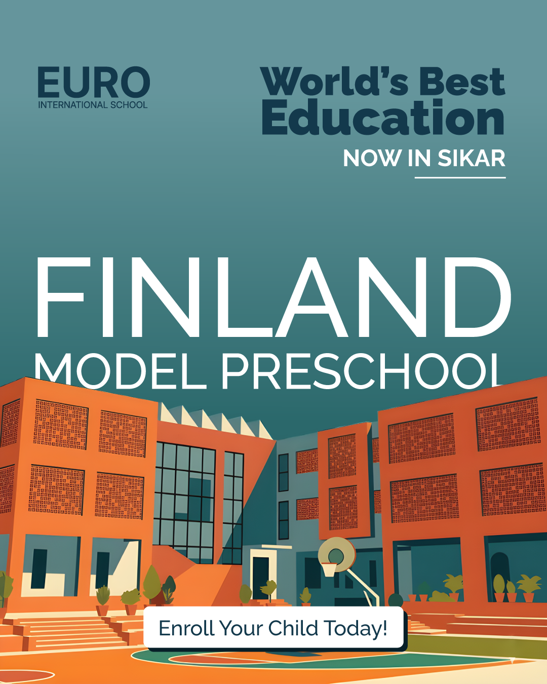 Euro International School, Sikar Facebook ad