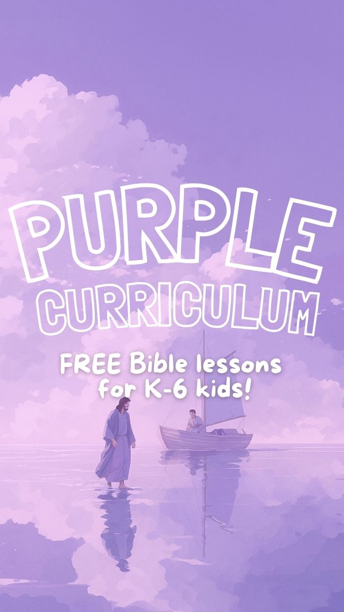 PurpleCurriculum.com Facebook ad: An amazing new Bible curriculum for kids!