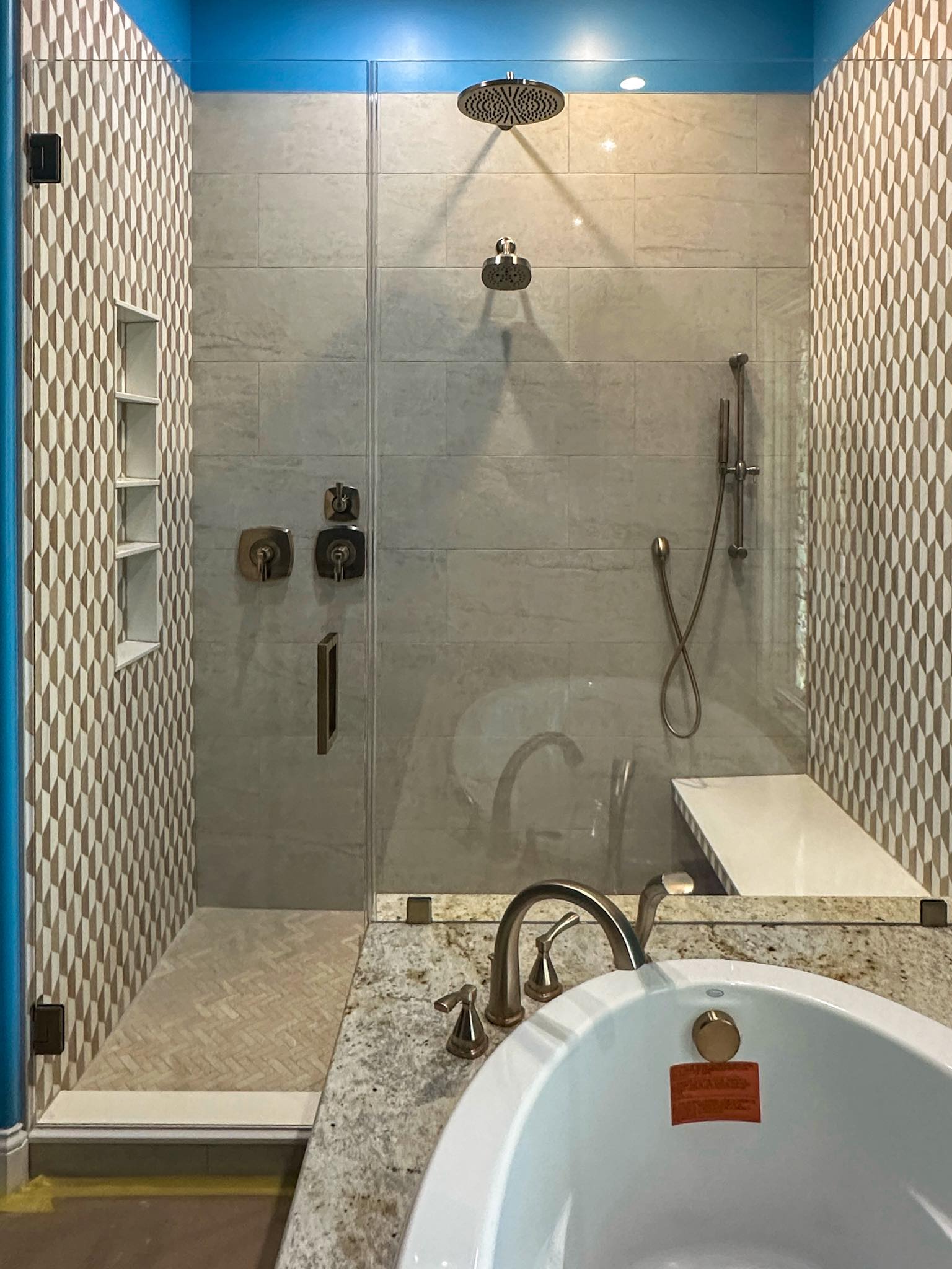 Riverside Glass & Mirror Facebook ad: Upgrade your space with a custom glass tailored…