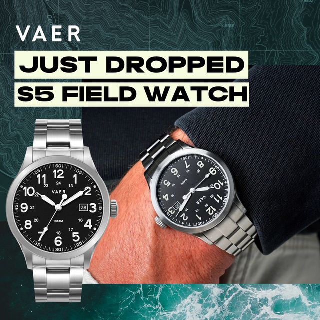 Vaer Watches Facebook ad