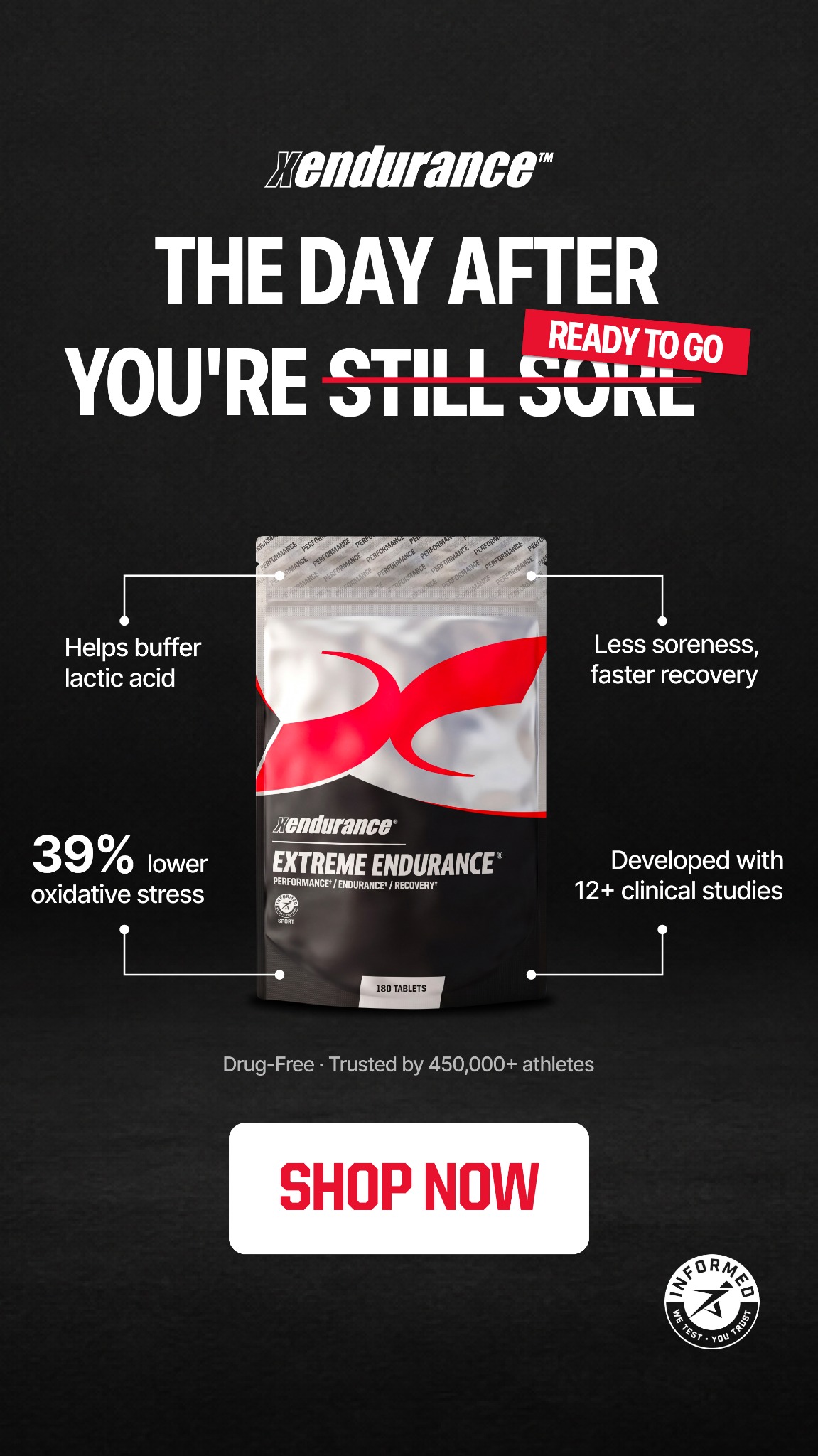 Xendurance Facebook ad