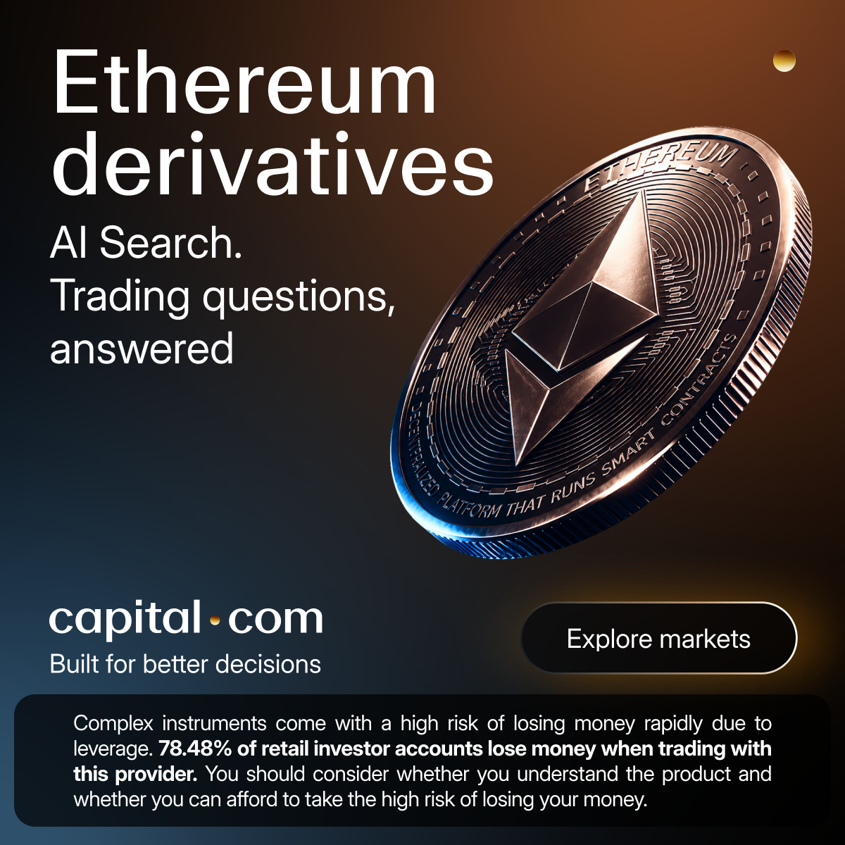 Capital.com International Facebook ad