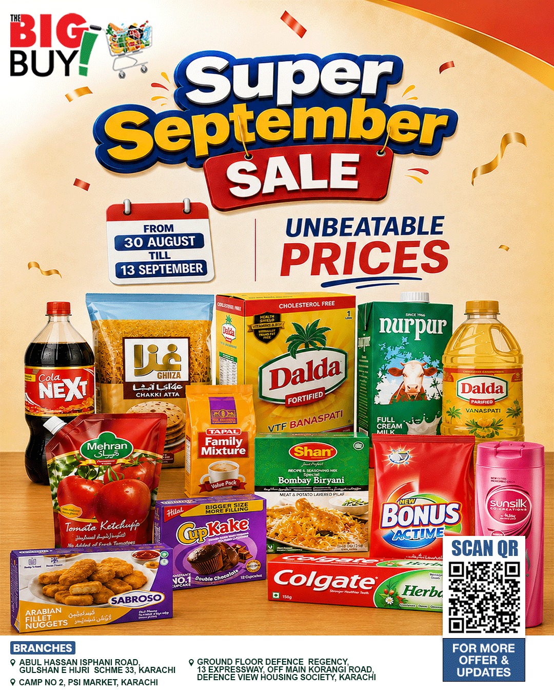 The Big Buy Supermarket Facebook ad