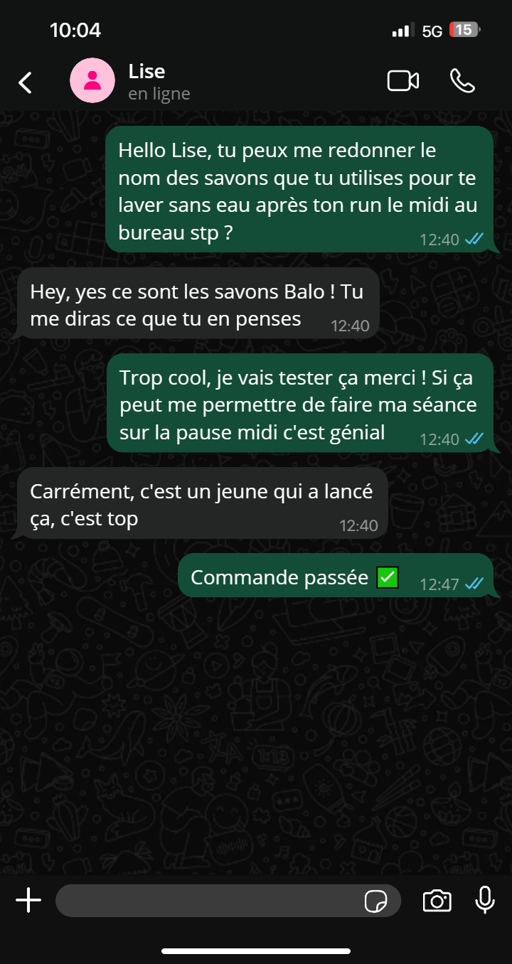 Balo Naturel Facebook ad
