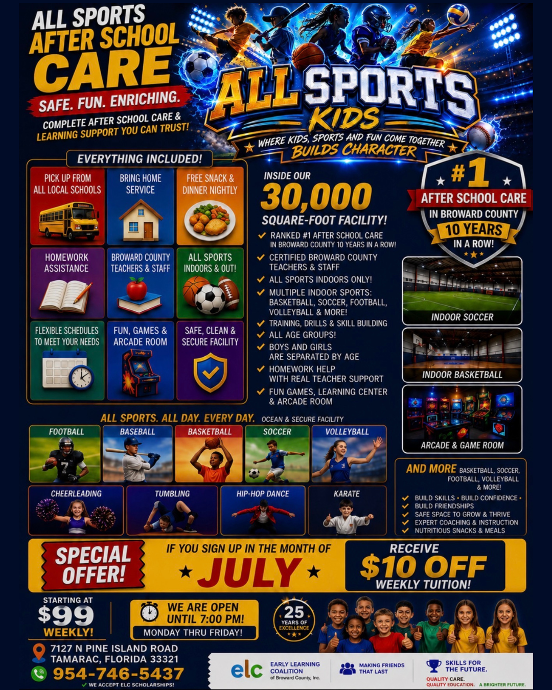All Sports Kids Before and After-School Care Facebook ad from Jun 24, 2026