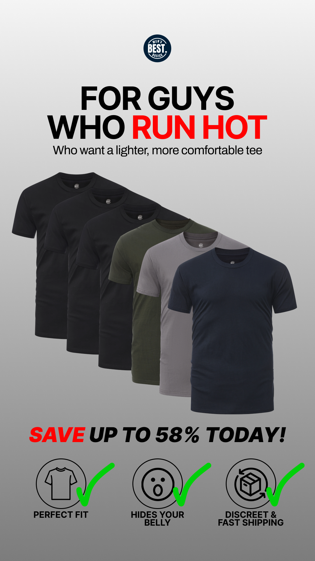 Men's Best Basics Facebook ad