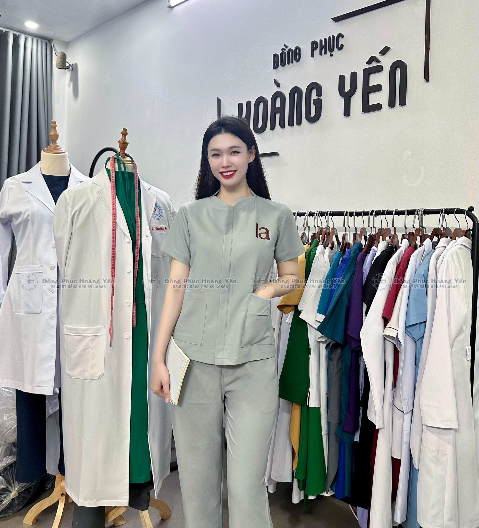Đồng phục y tế Hoàng Yến Facebook ad