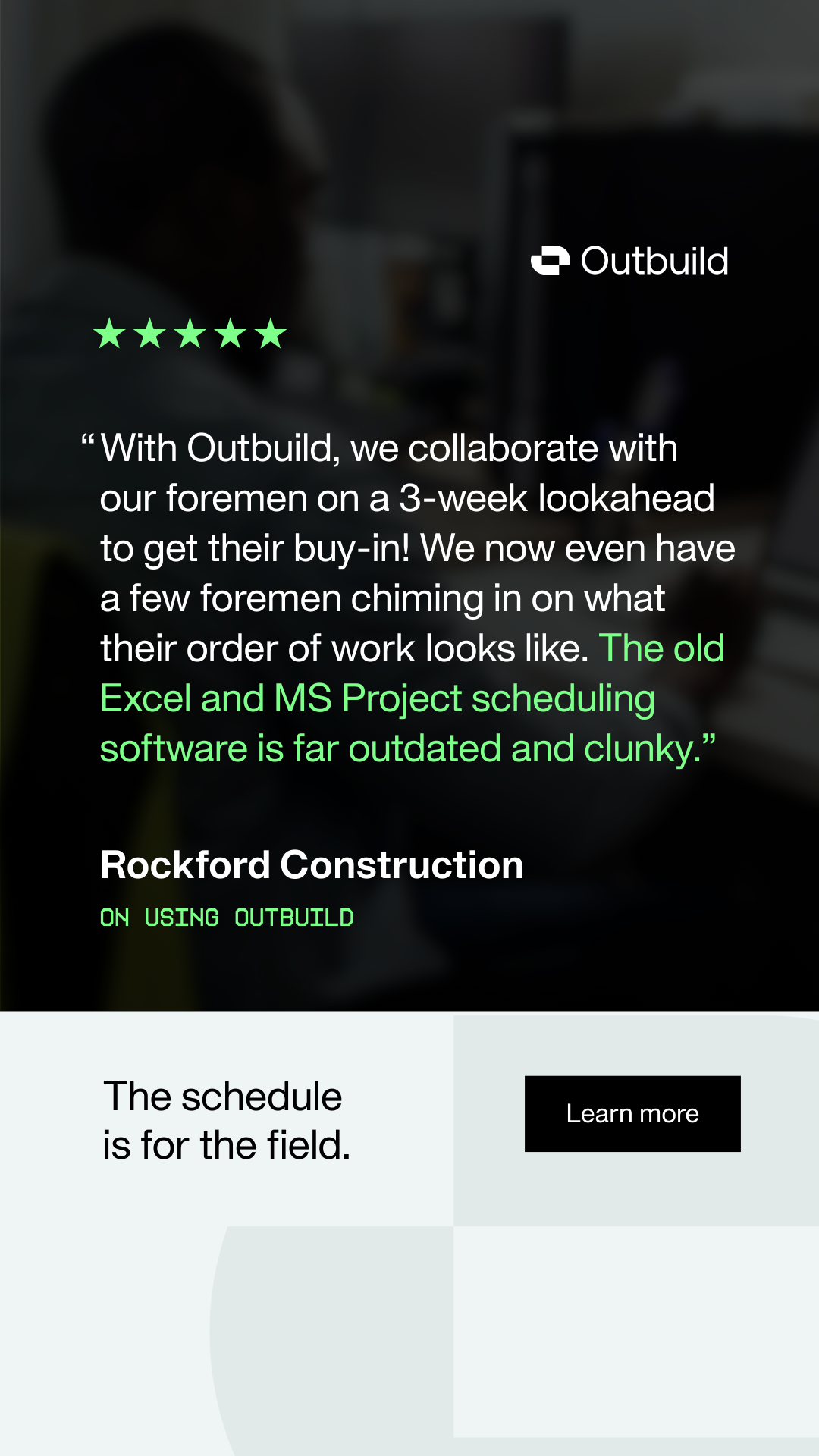 Outbuild Facebook ad