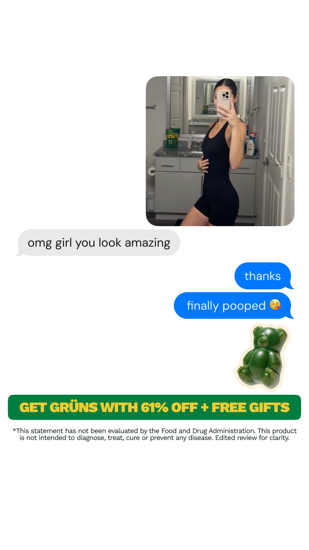 Grüns Facebook ad