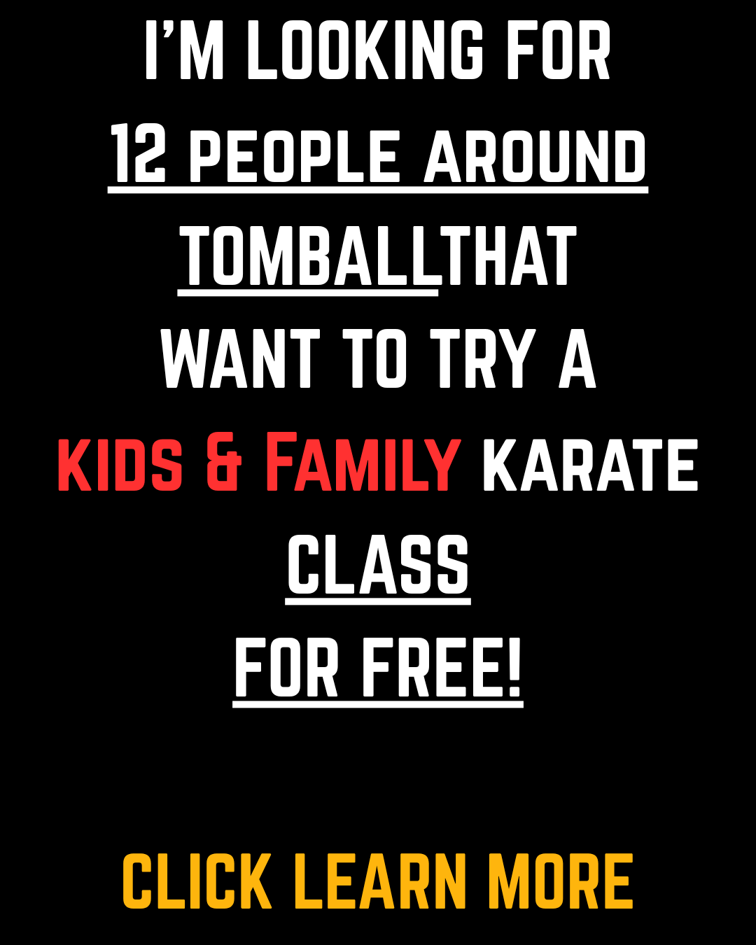 MyDojo Martial Arts and Fitness Facebook ad: Free Kids Karate Trial